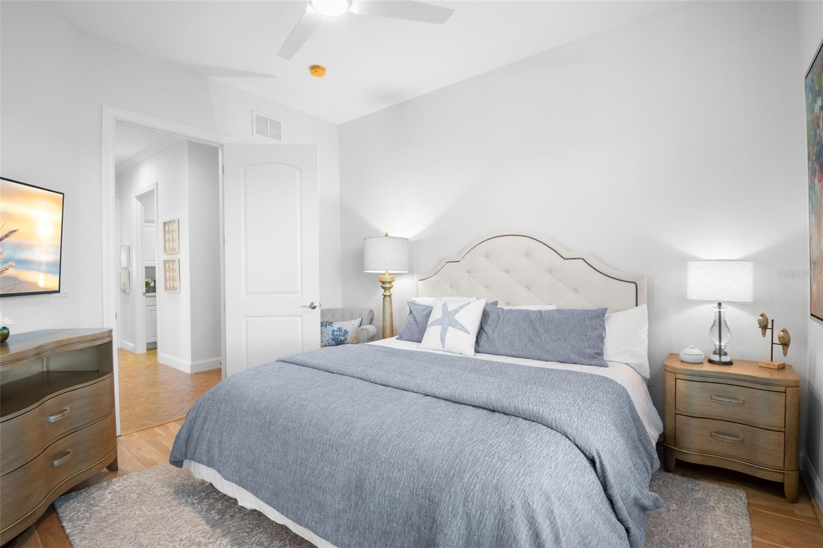 Bedroom 3, with a King-sized bed.