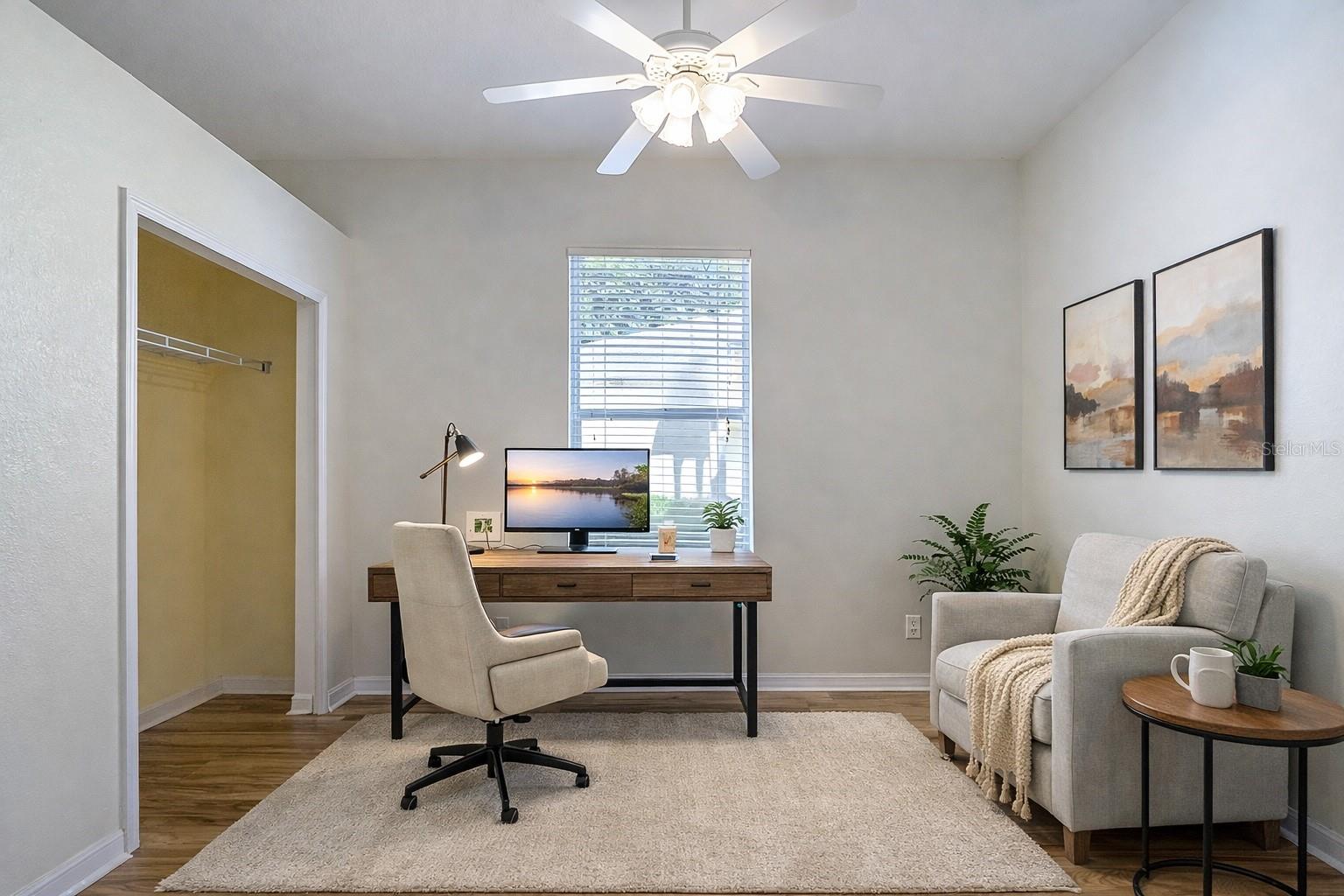 Virtual staging-2nd bedroom/flex room