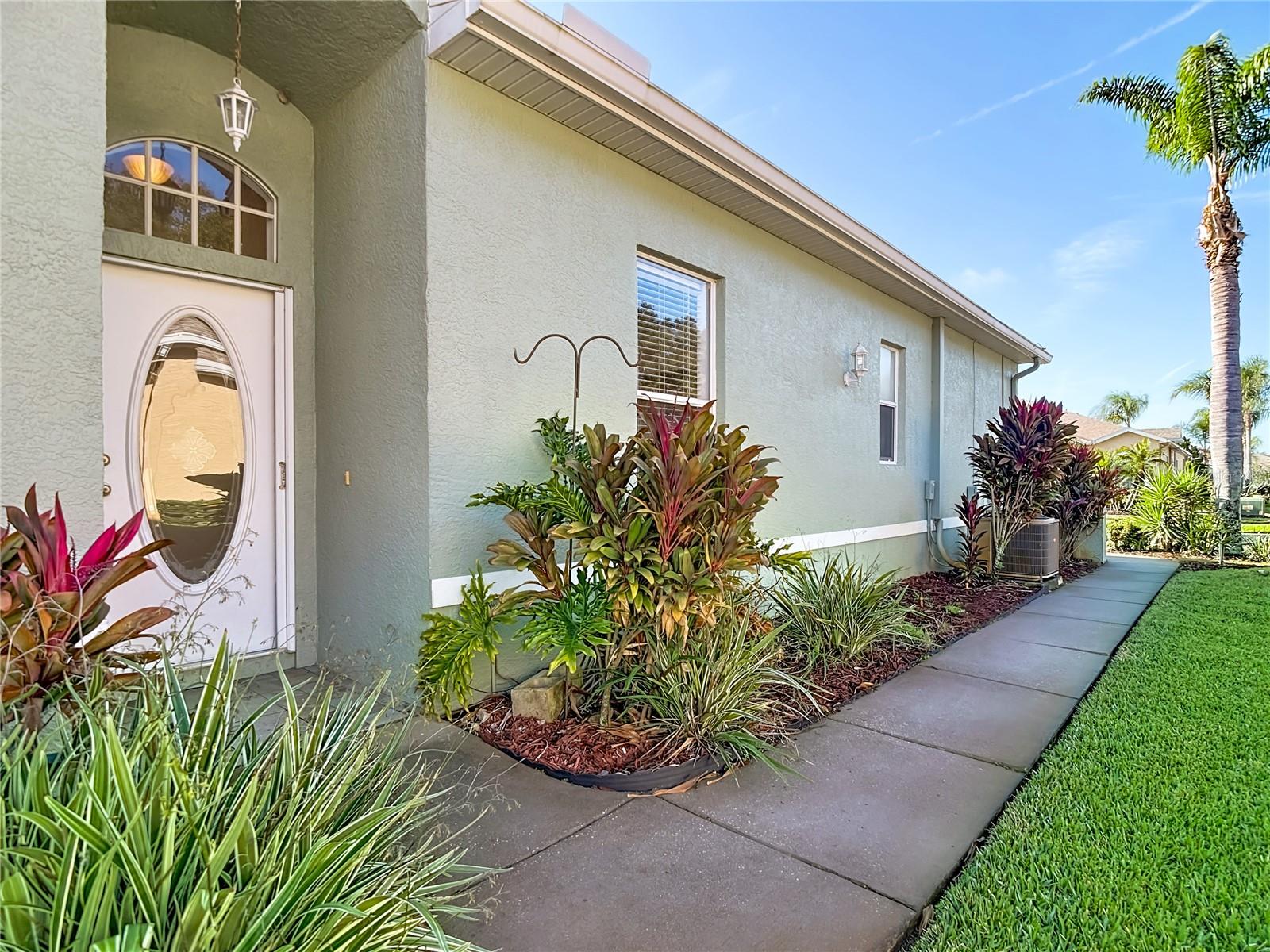 sidewalk to front door