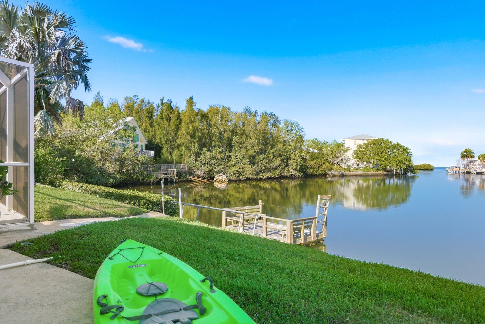 Kayak in your backyard!