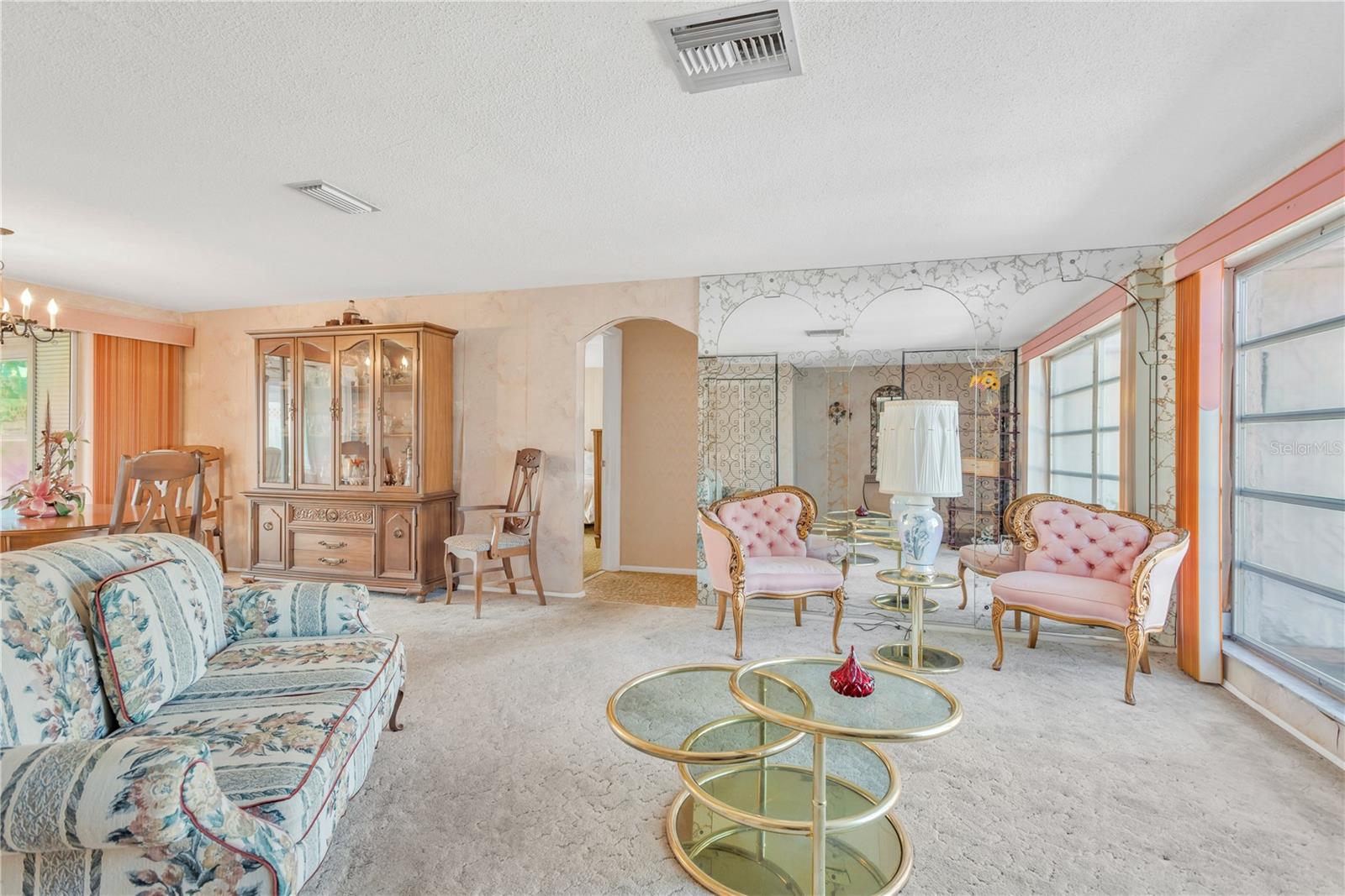 View from Living room looking towards Primary bedroom