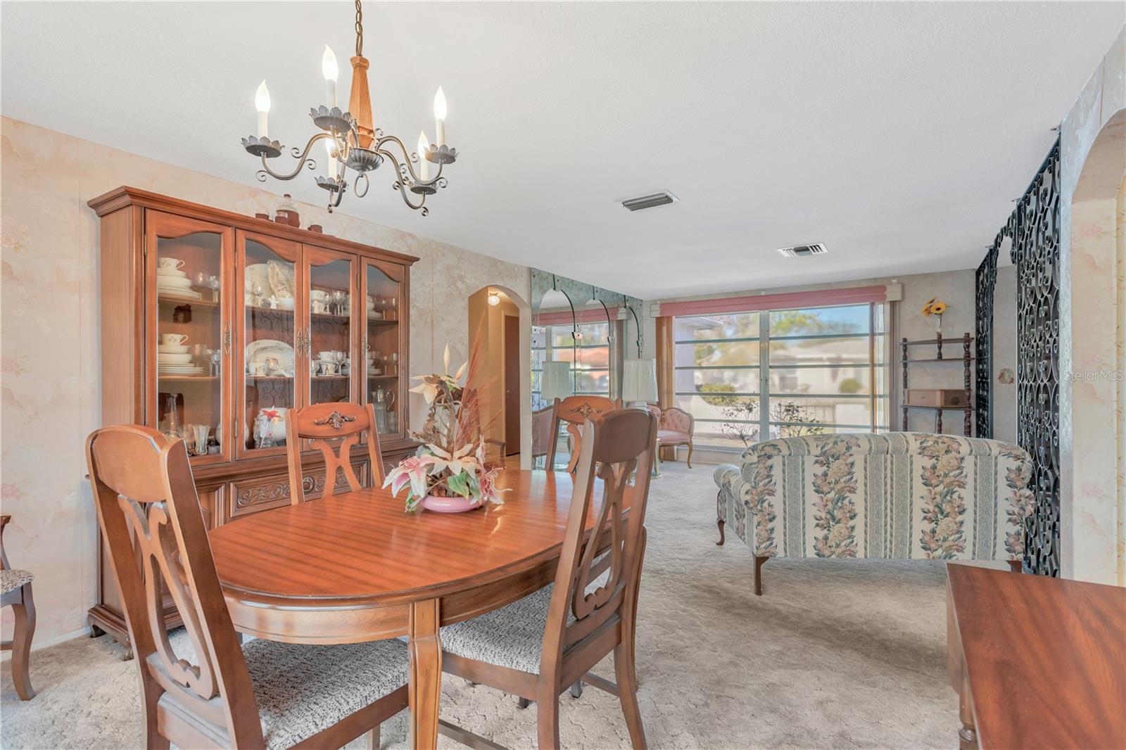 View from Dining room towards Licing room