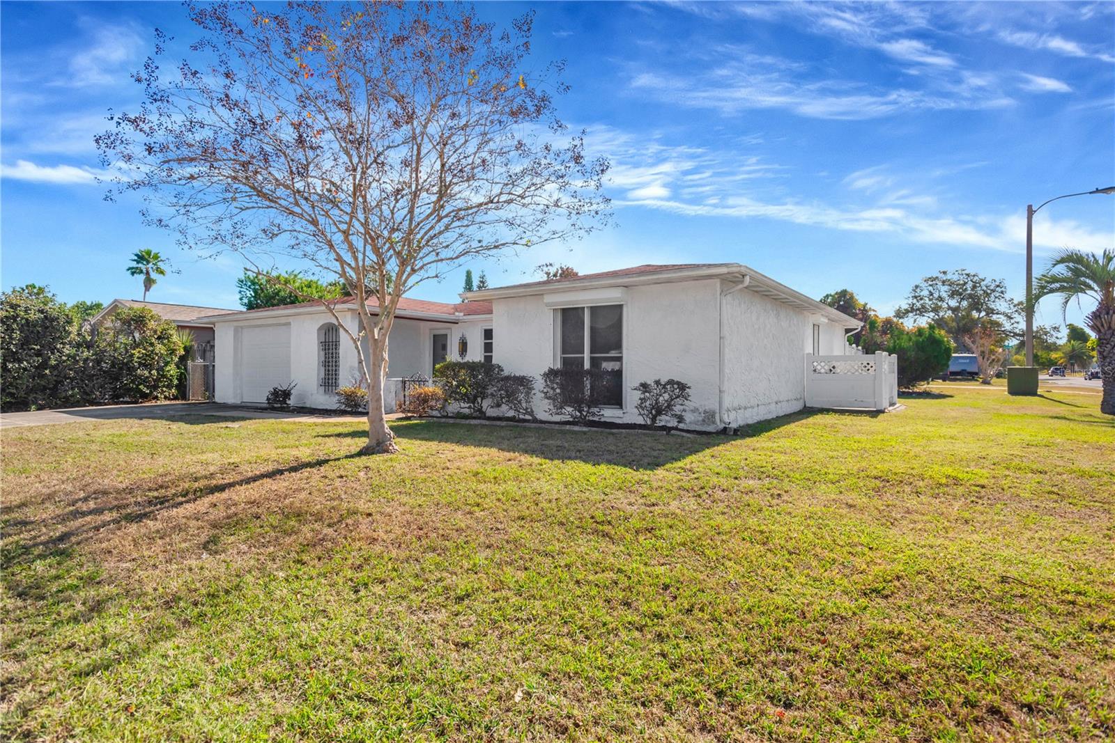 Oversized corner lot