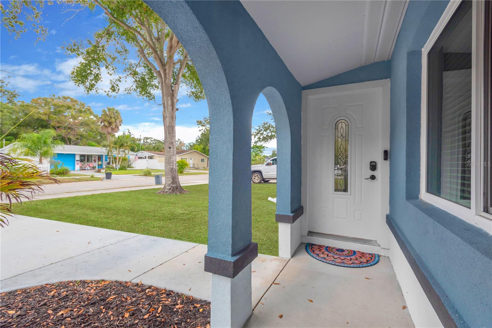 **Virtual pic showing how the yard will green up in rainy season**