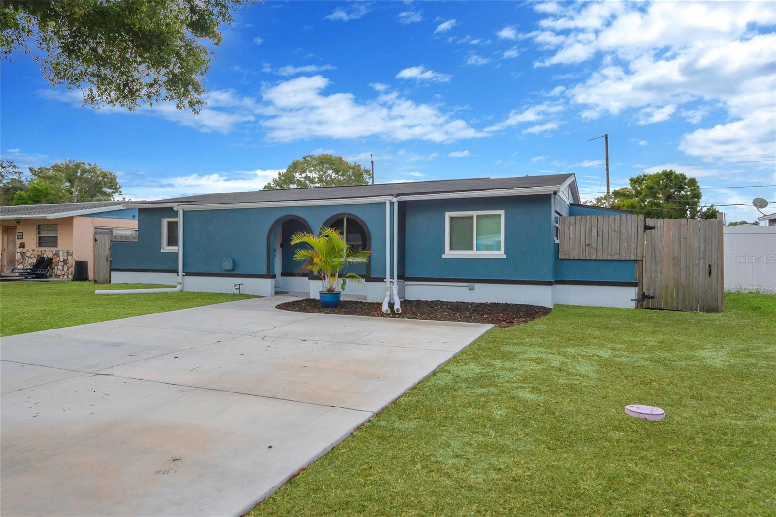 **Virtual pic showing how the yard will green up in rainy season**