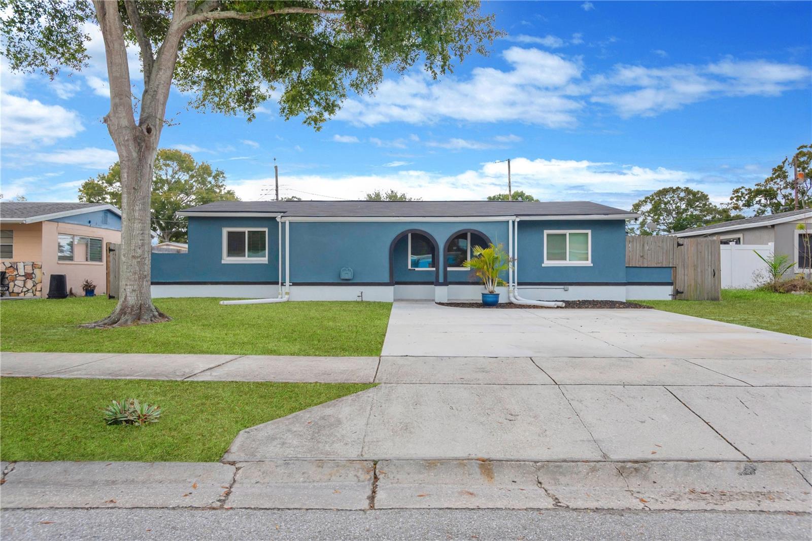 **Virtual pic showing how the yard will green up in rainy season**