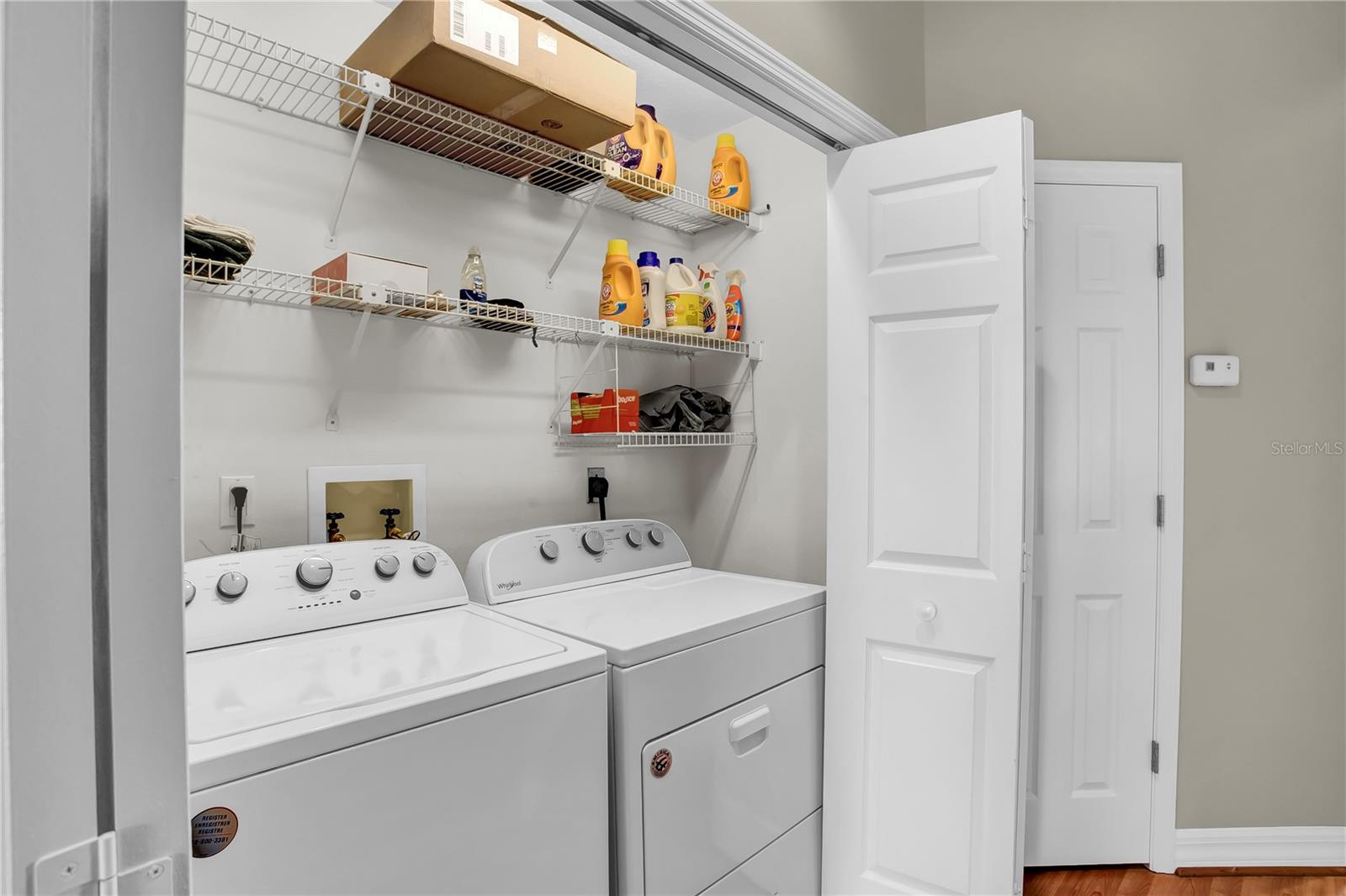 Laundry Closet located by bedrooms