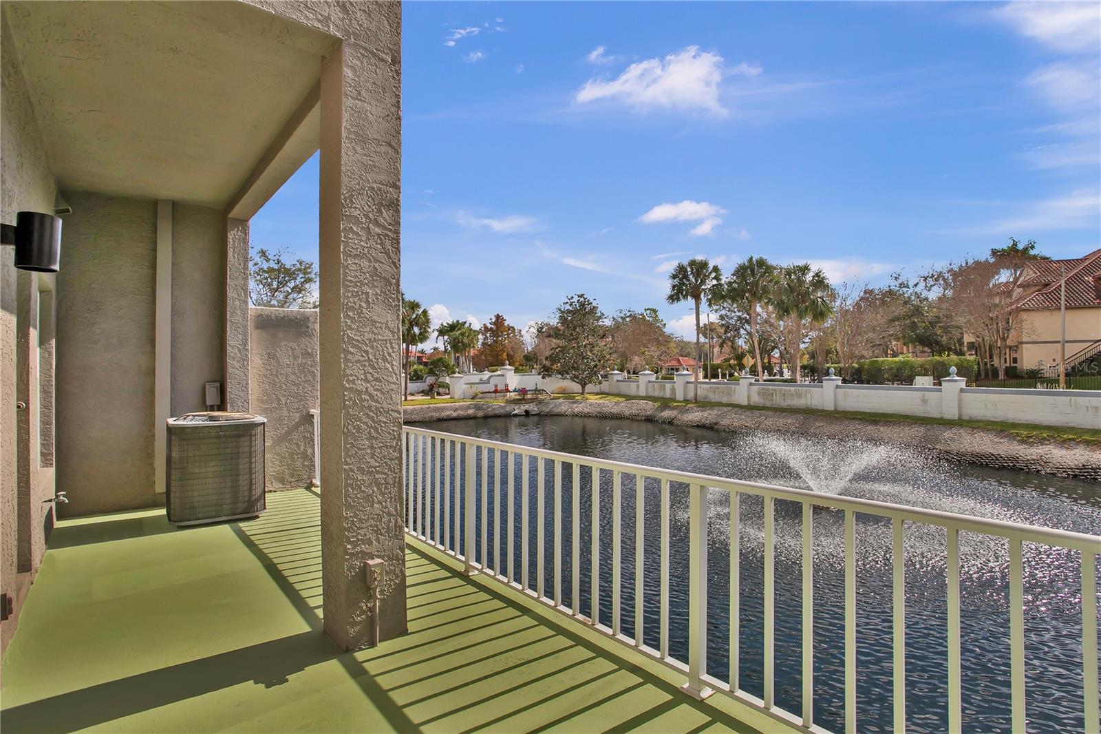 Balcony just outside the living room