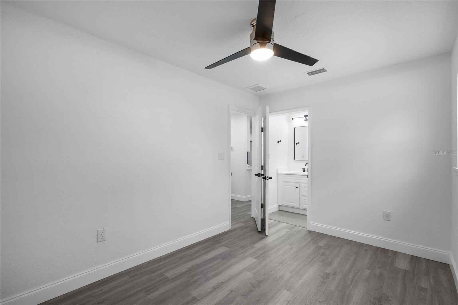 Bedroom 3 is oversized  and has an en-suite bath