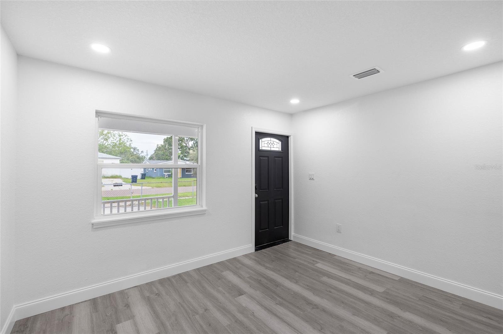 Front Door and Living Space