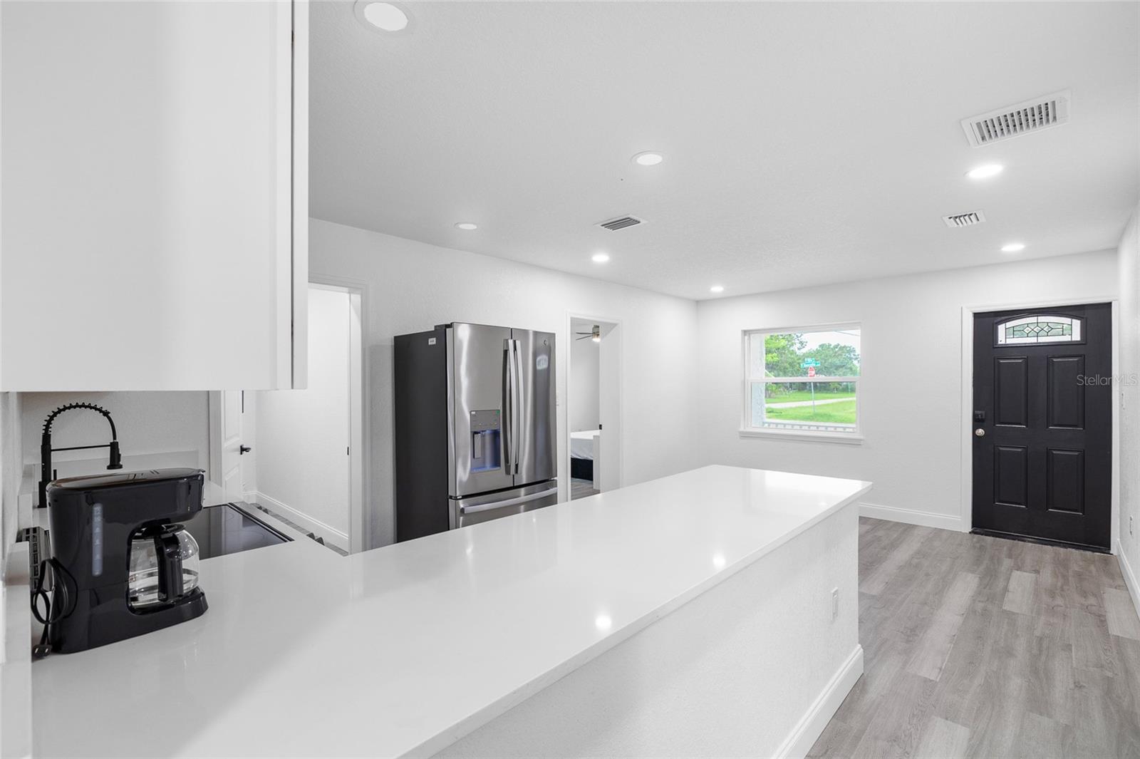 Kitchen and Living Space