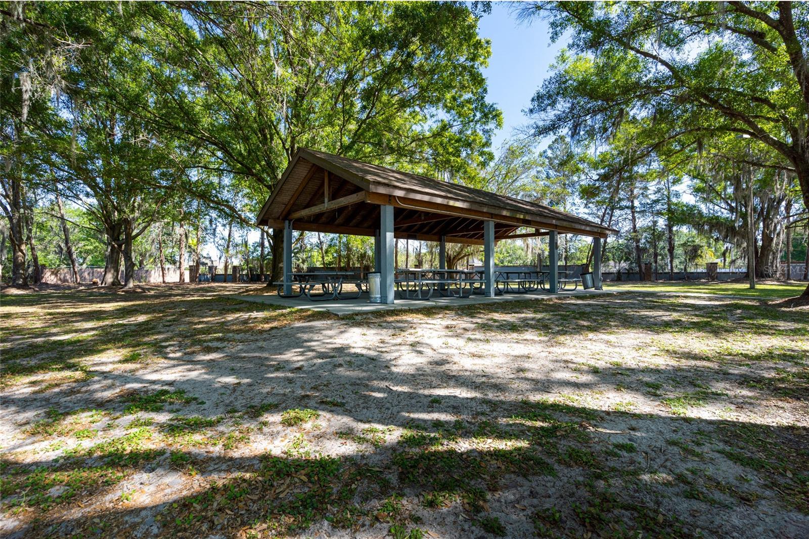 larger pavilions for bigger groups or families all shaded