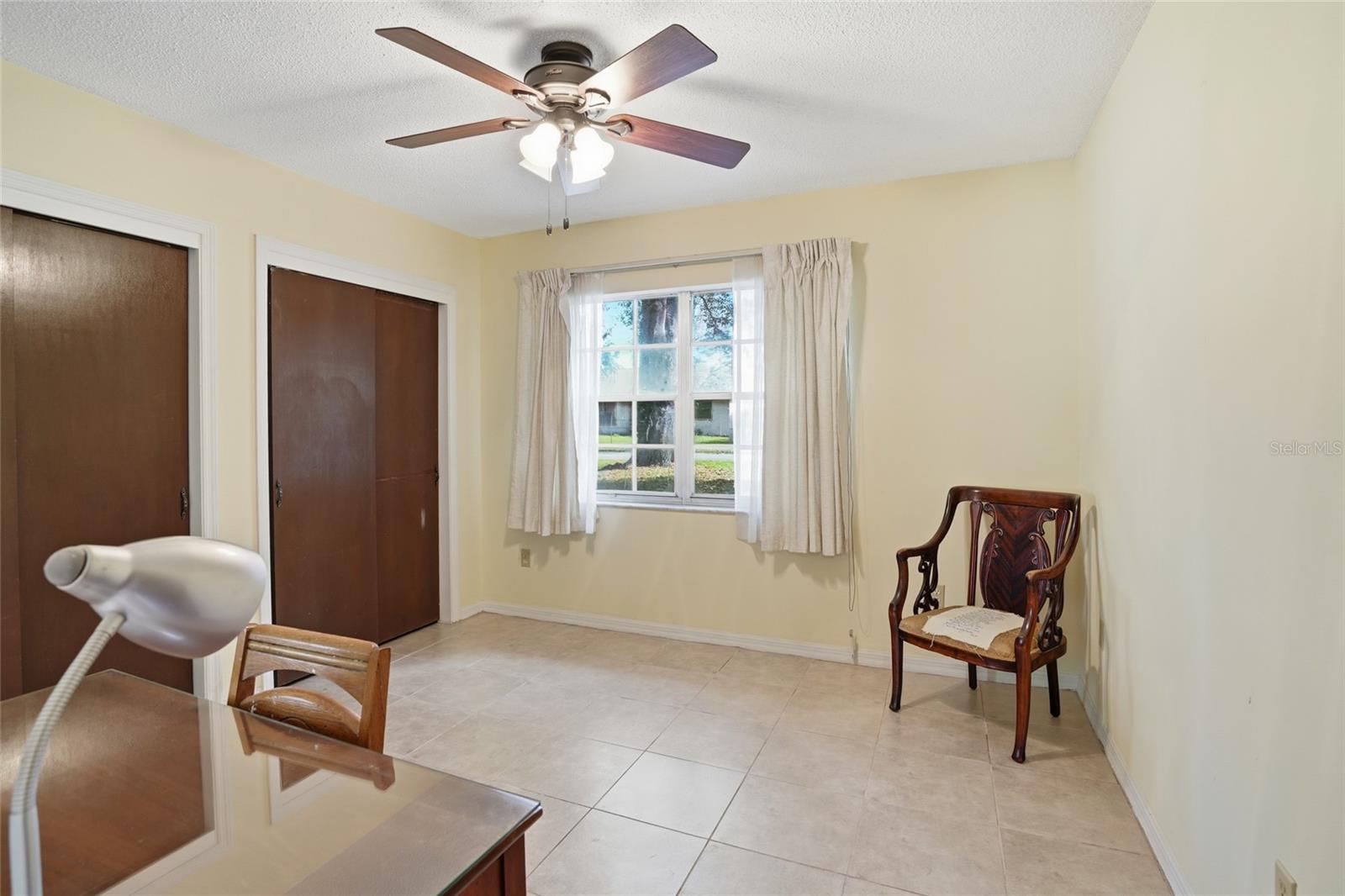 2nd bedroom with double closets
