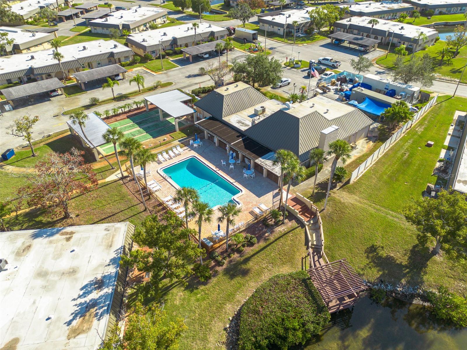Club House, Heated Pool, Shuffleboard