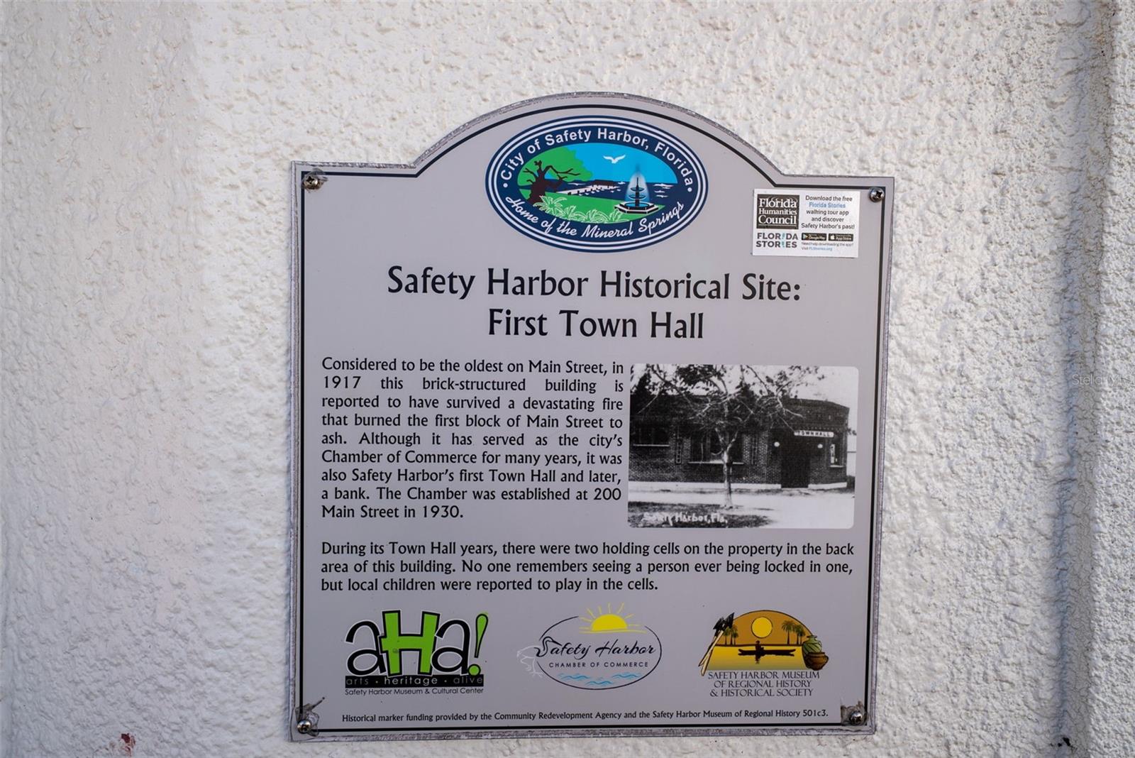 Oldest building on Main Street - First Town Hall