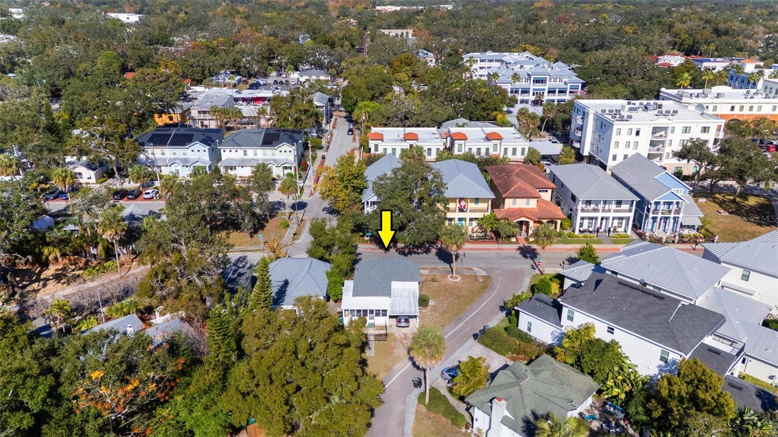 Aerial view of 244 Iron Age