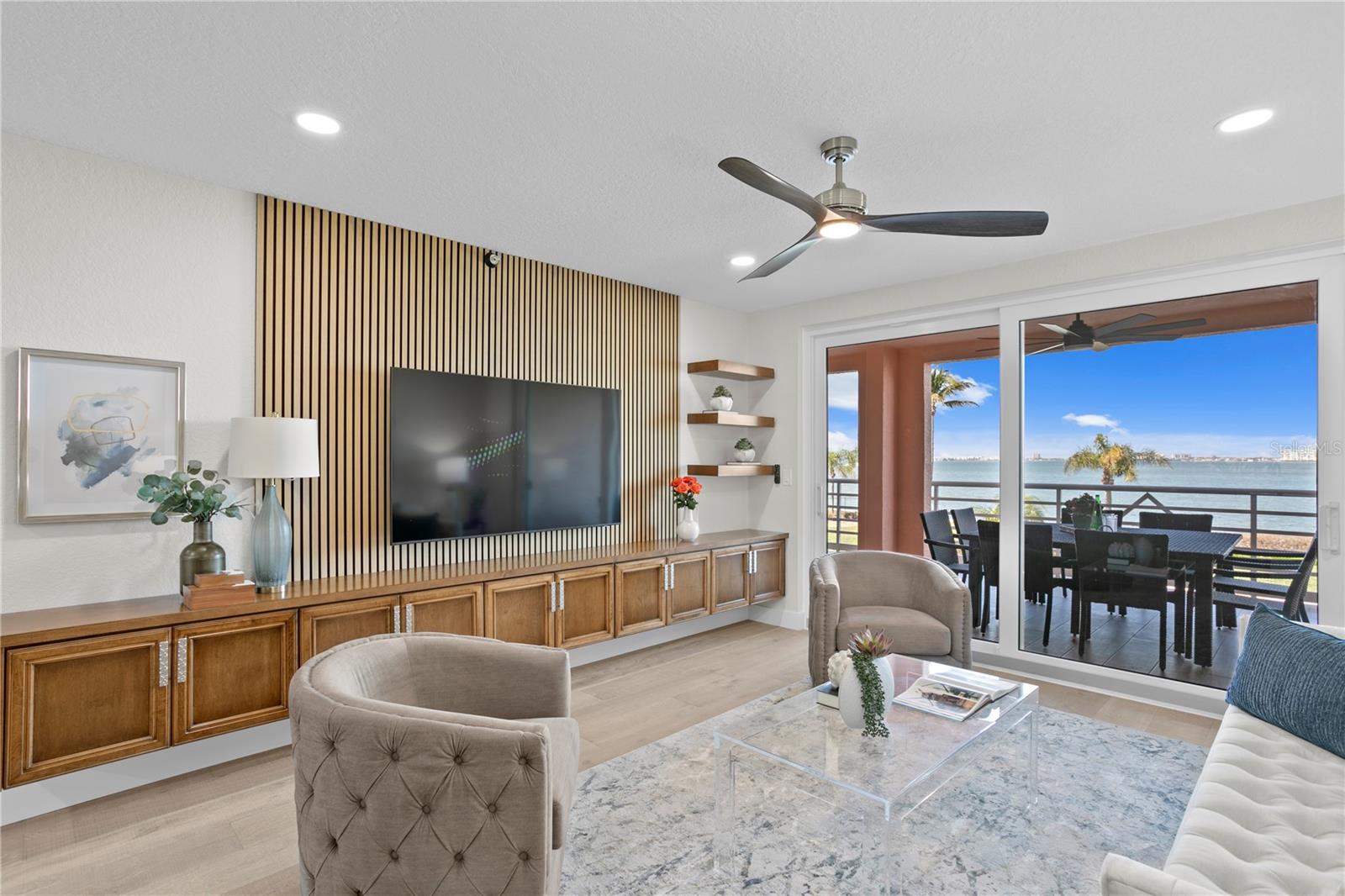 Custom Wood Entertainment Center