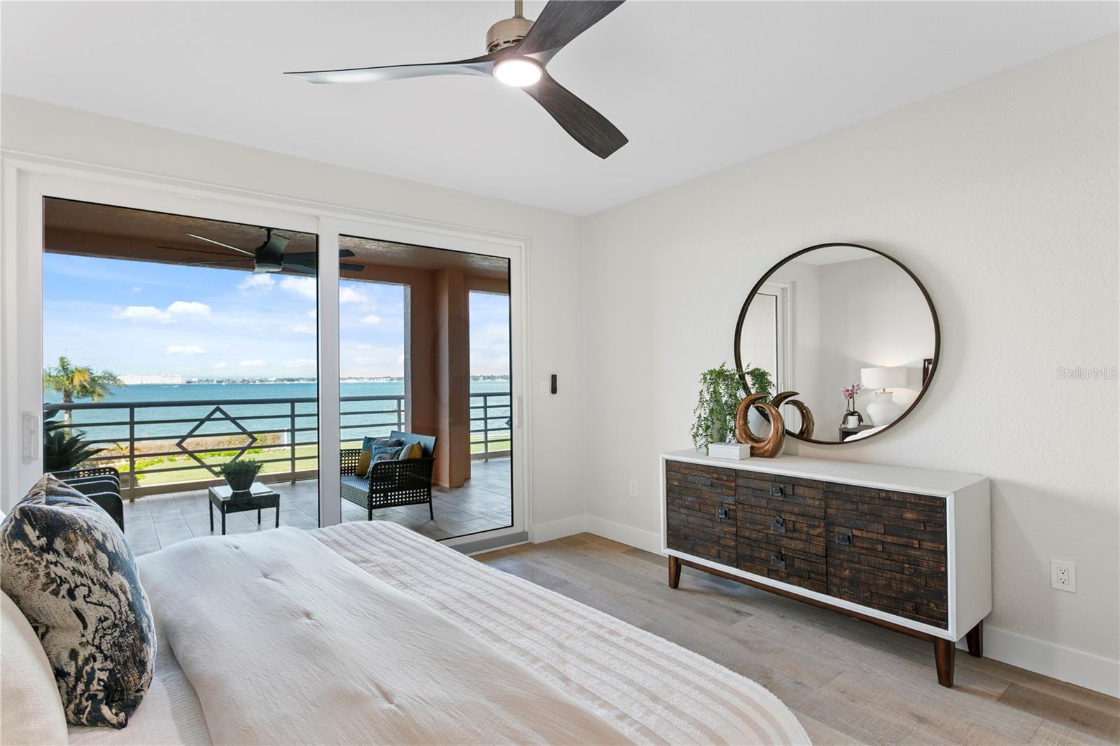 Gorgeous Waterfront Views from Primary Bedroom