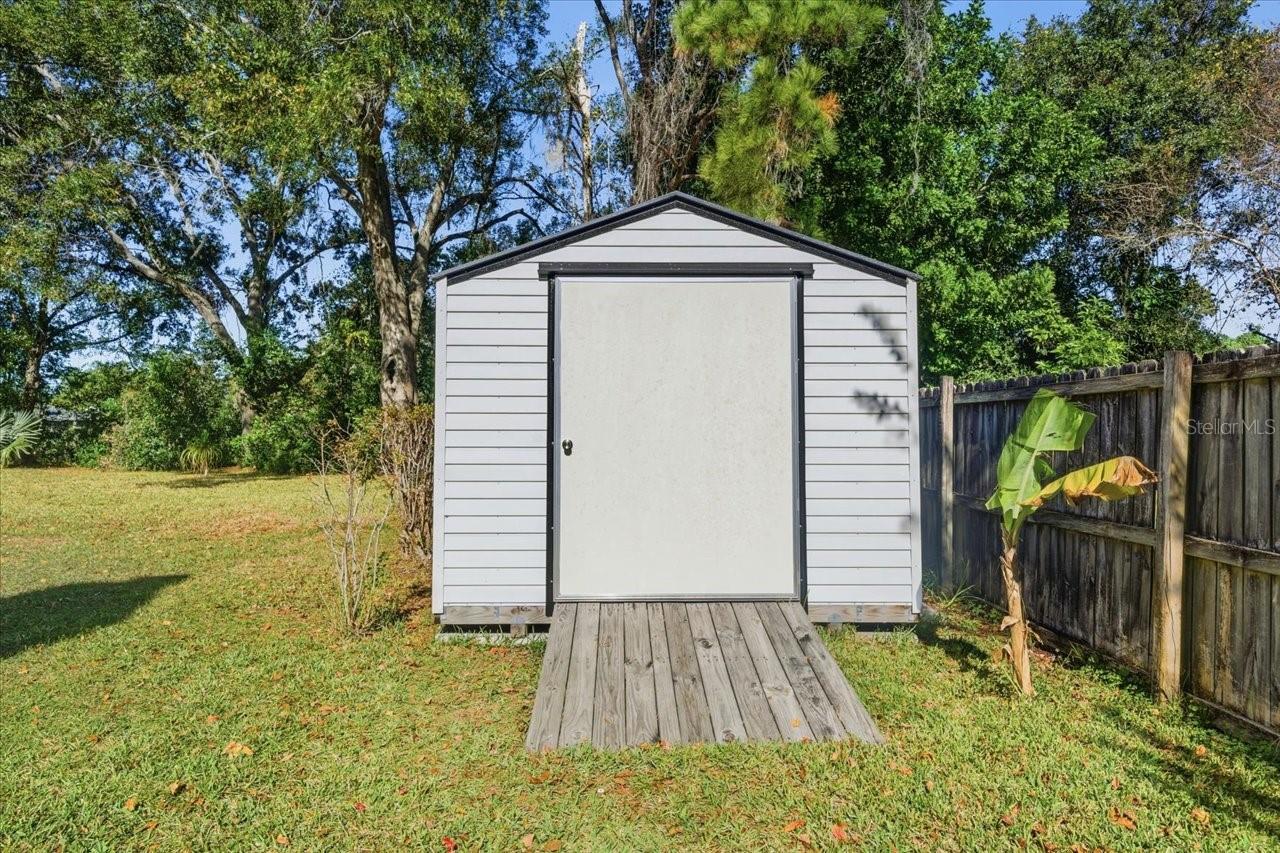 Heavy Duty Shed, with electricity. Cat 3 rated.