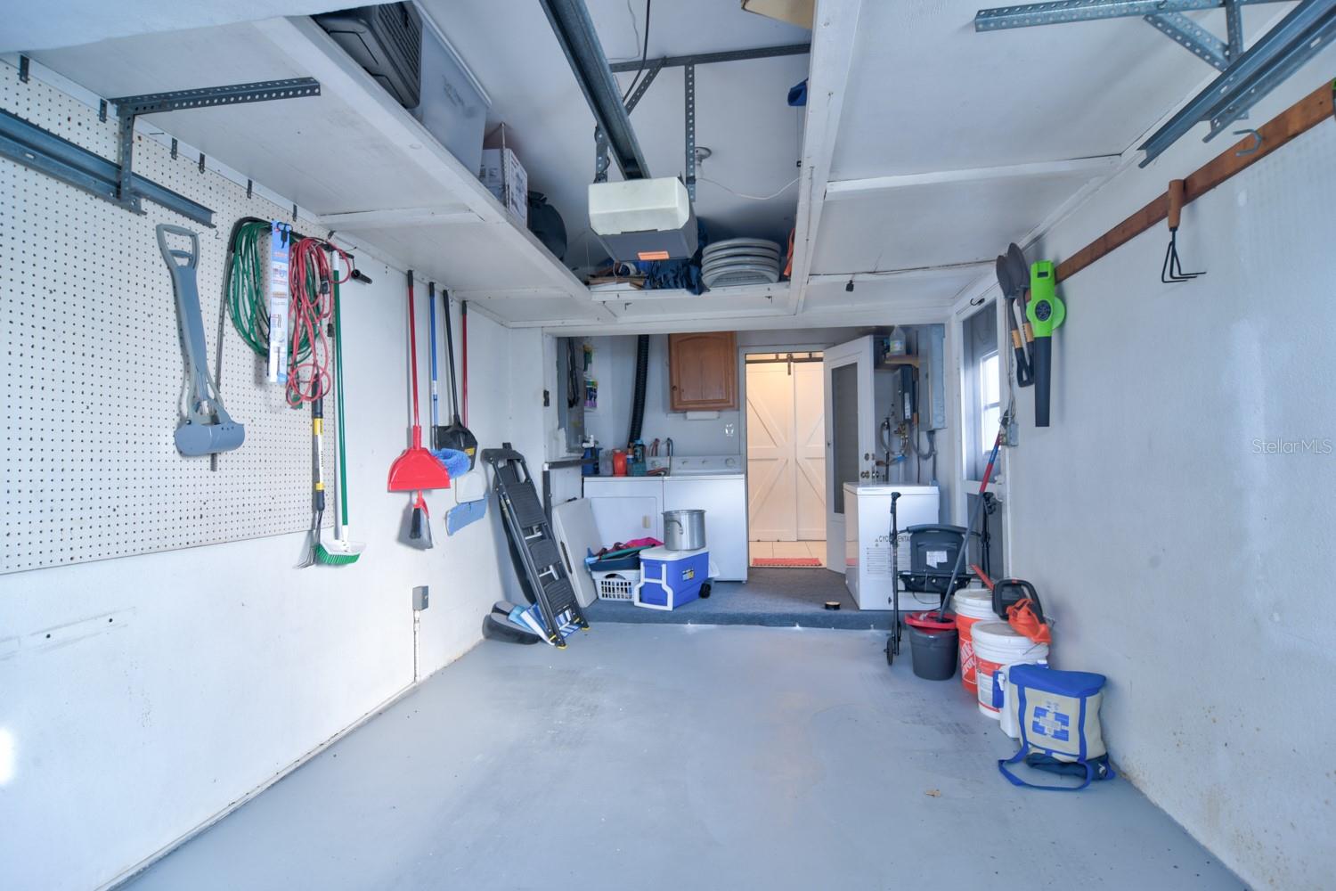 1 Car Garage with Washer and Dryer and Ample Storage