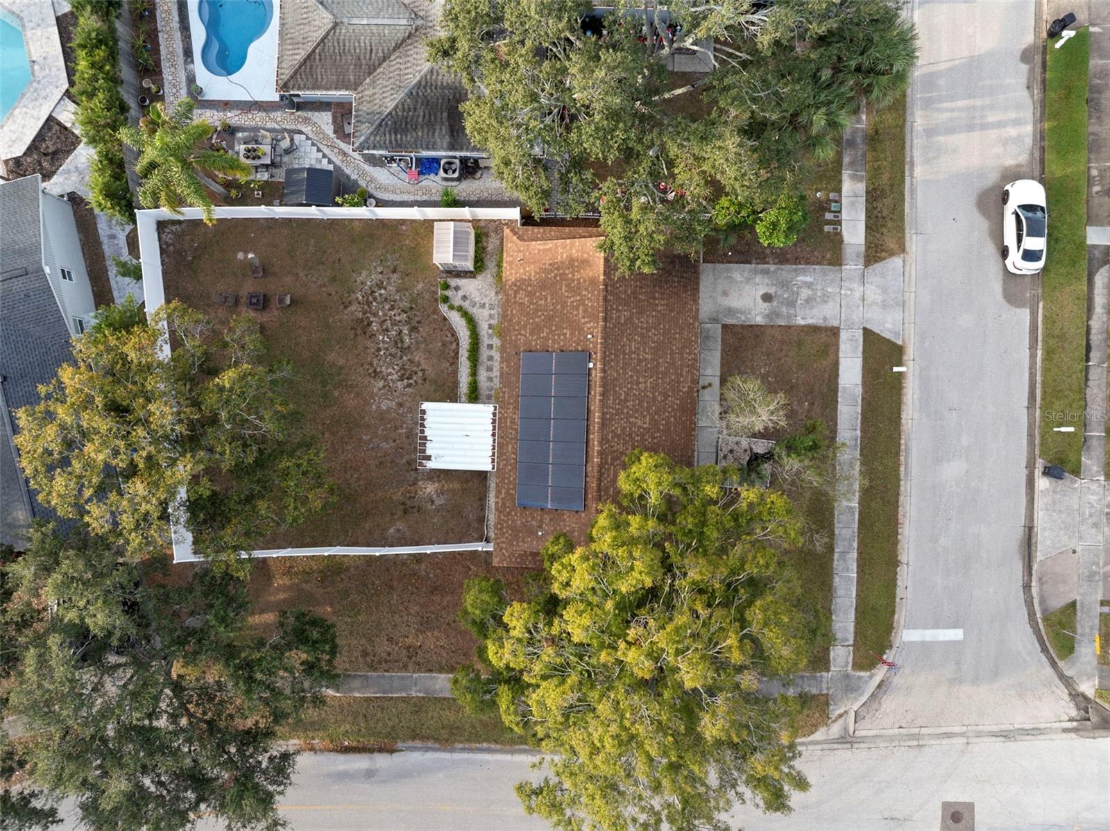 Large Corner Lot on a cul de sac