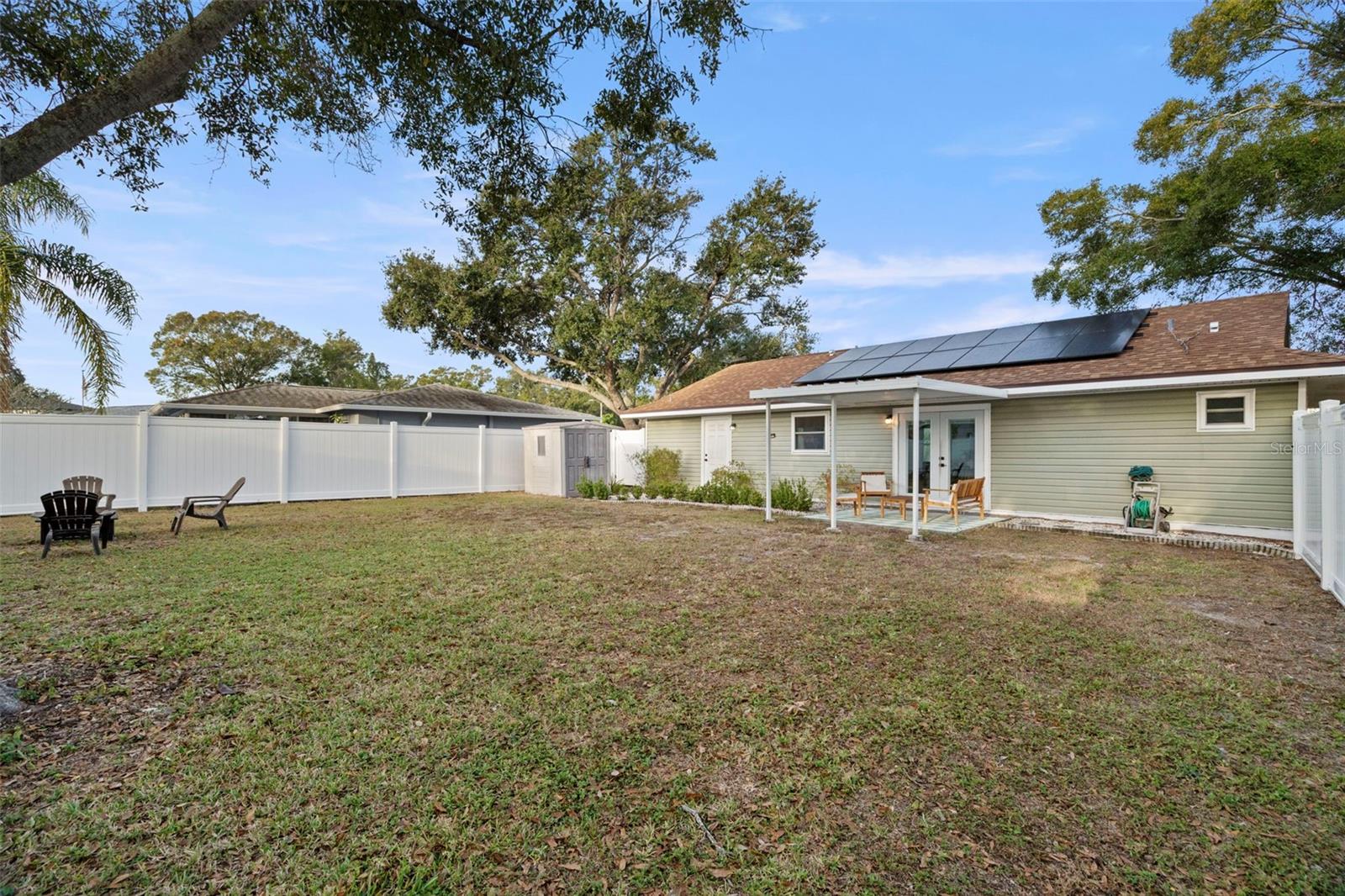 New Vinyl Fencing all around!