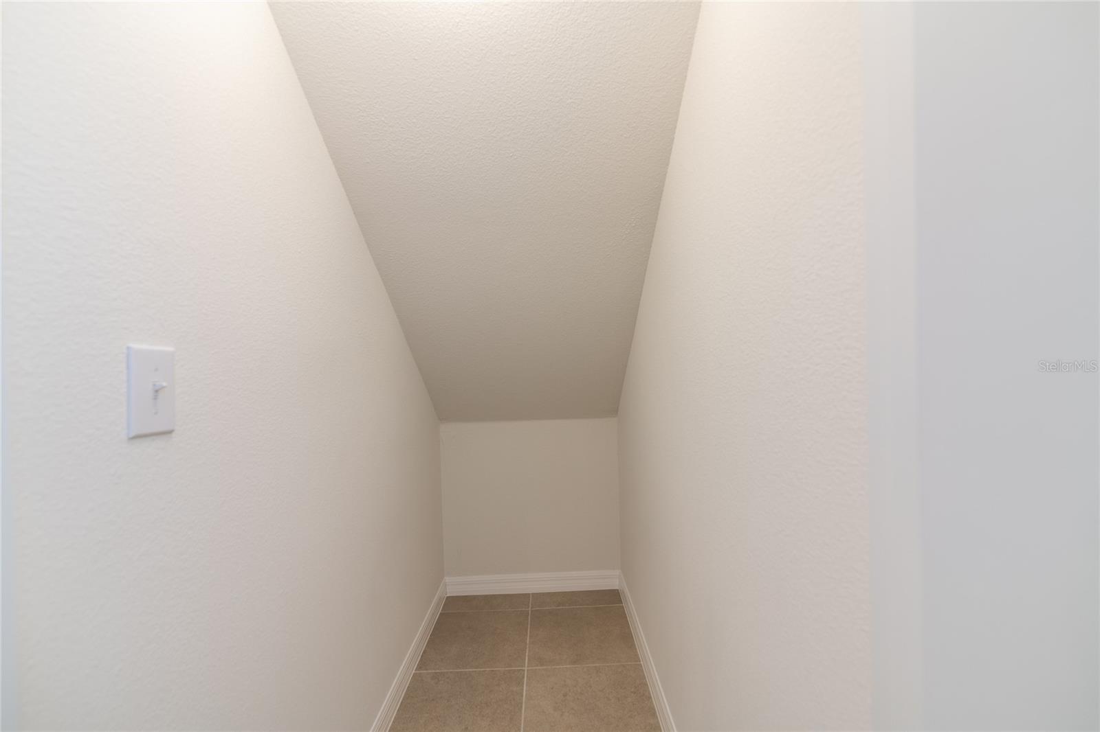 Storage under the stairs