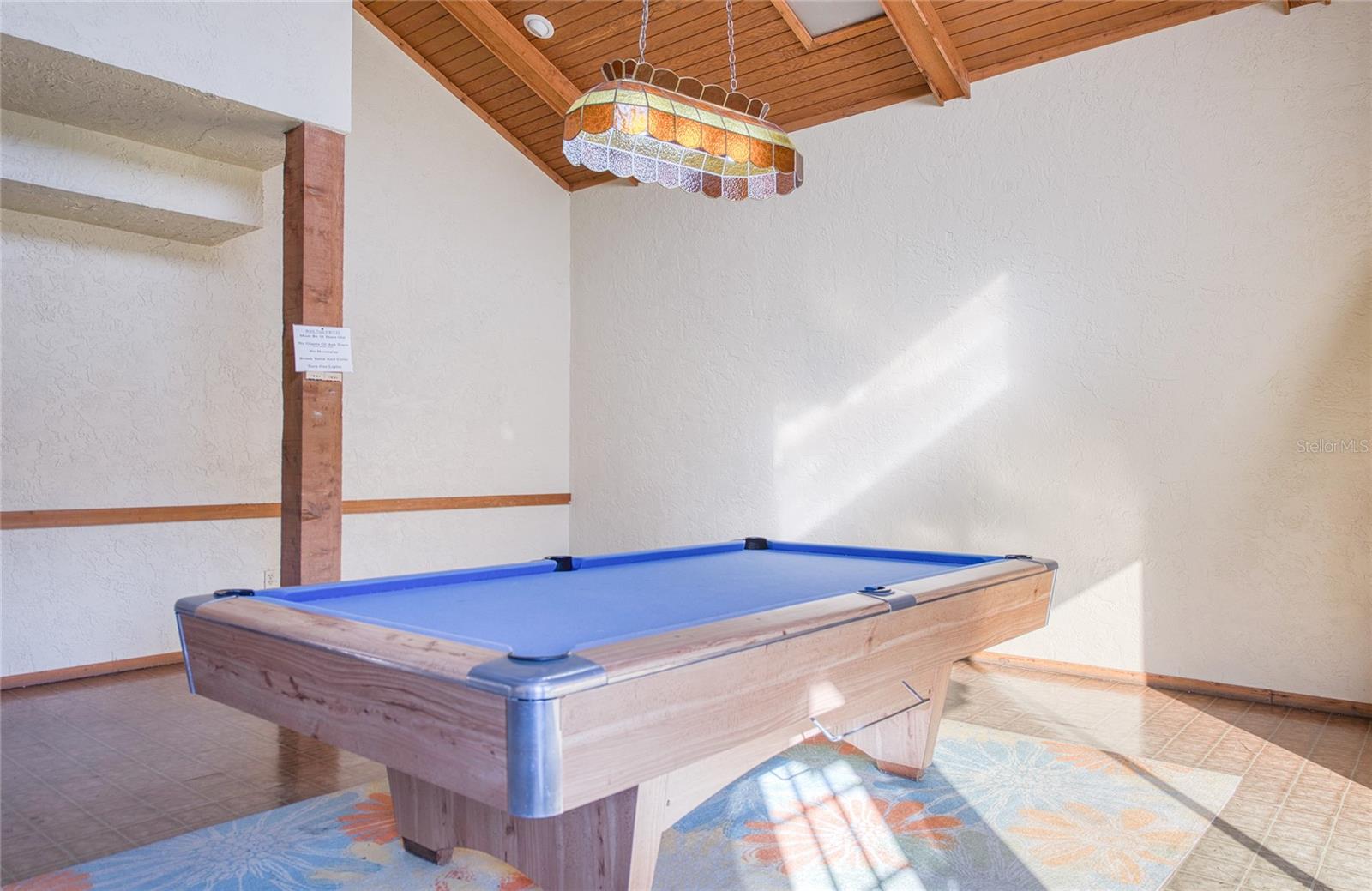 There is a Pool Table