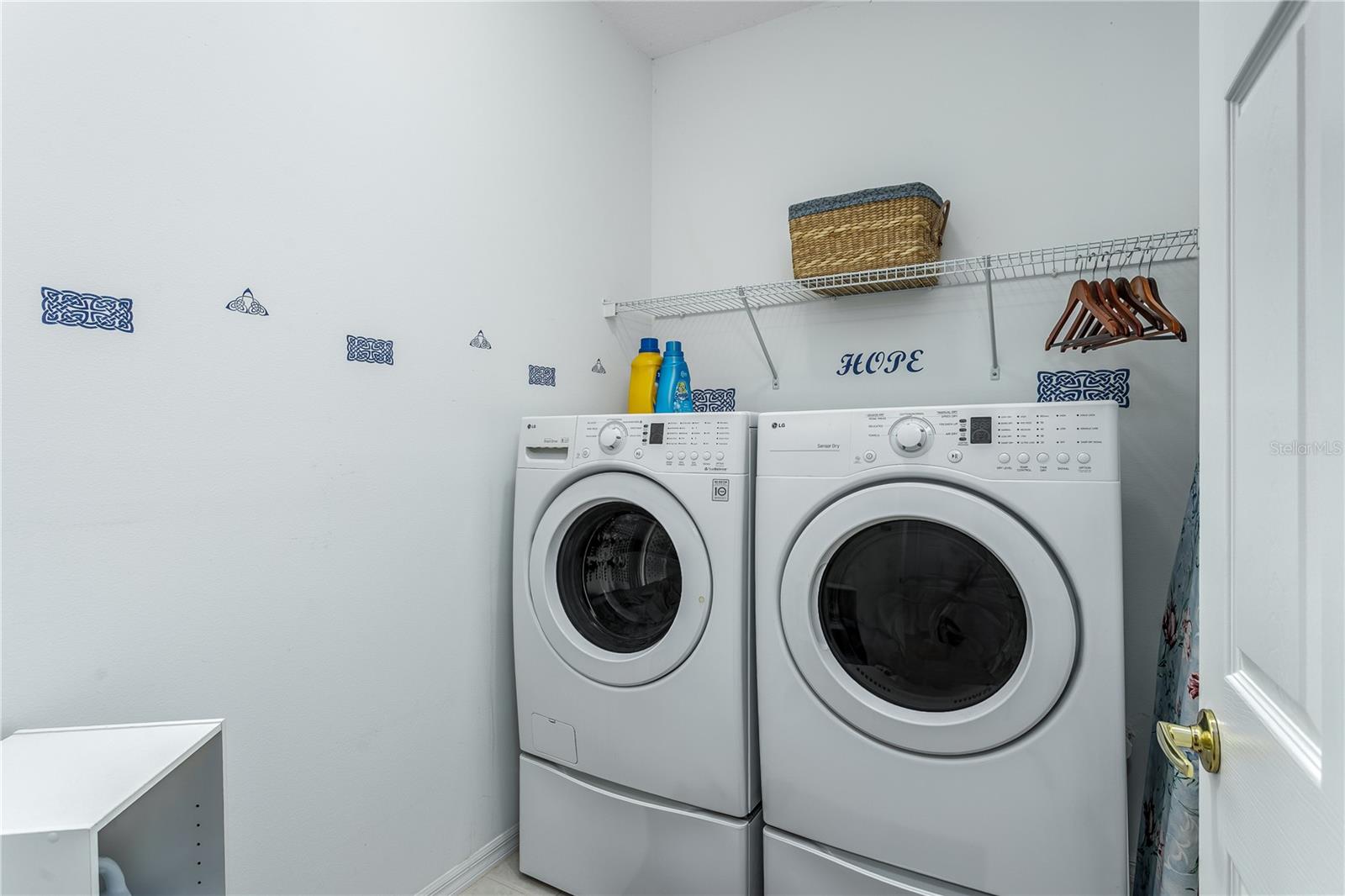 Indoor laundry room