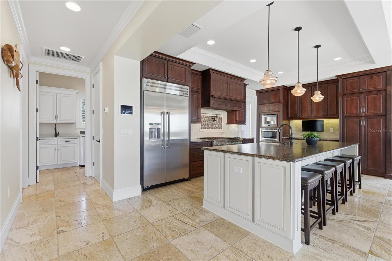 Gourmet chef's kitchen, beautiful views