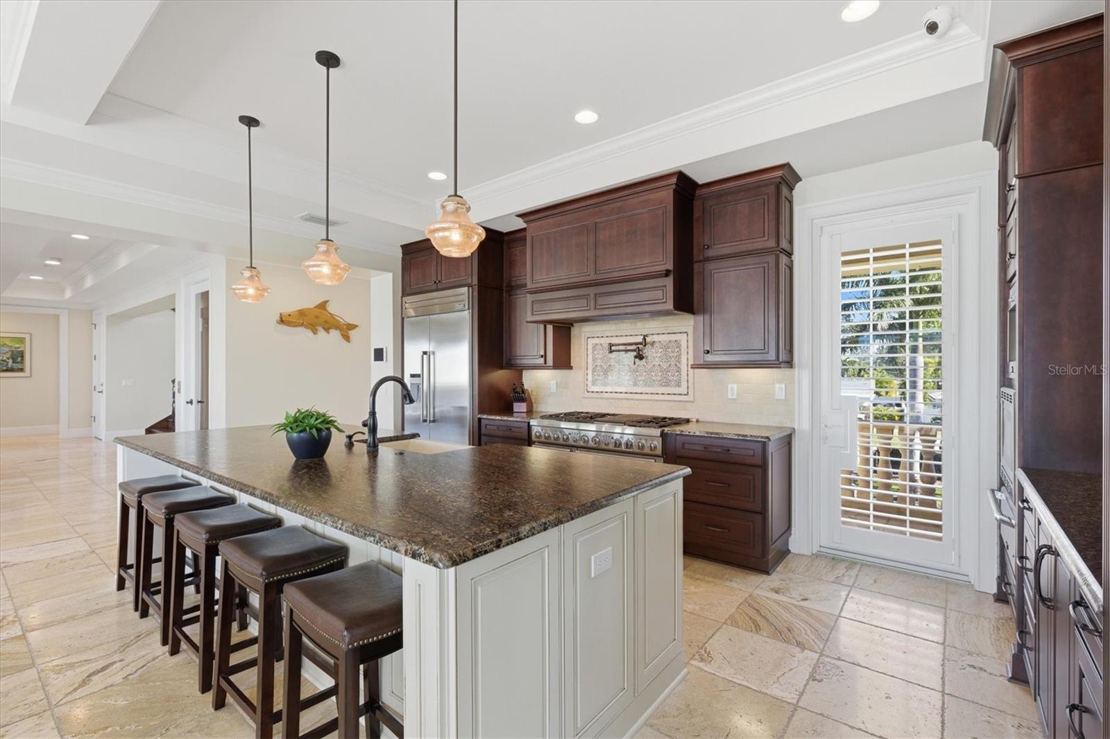 Gourmet chef's kitchen, beautiful views