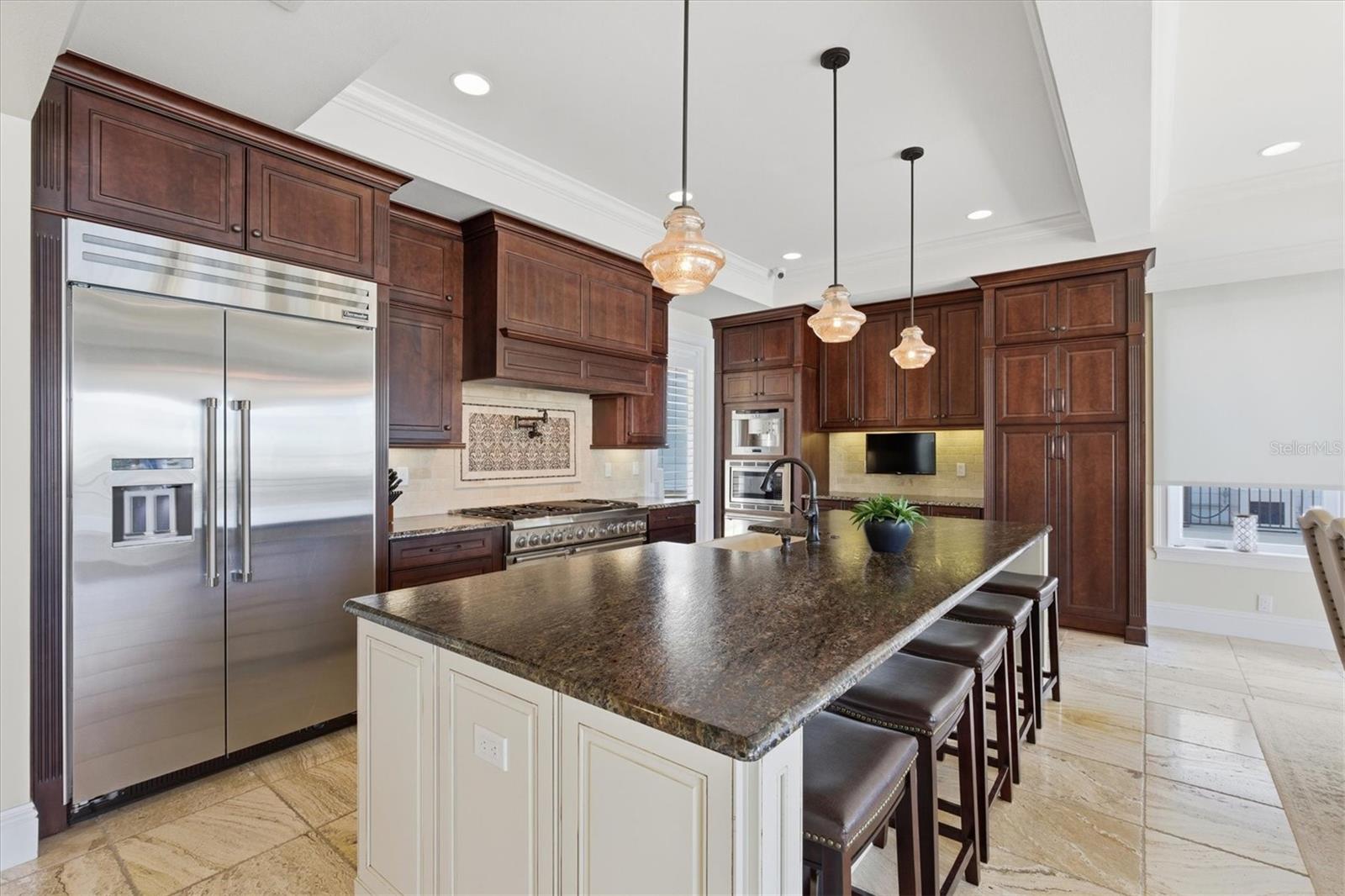 Gourmet chef's kitchen, beautiful views