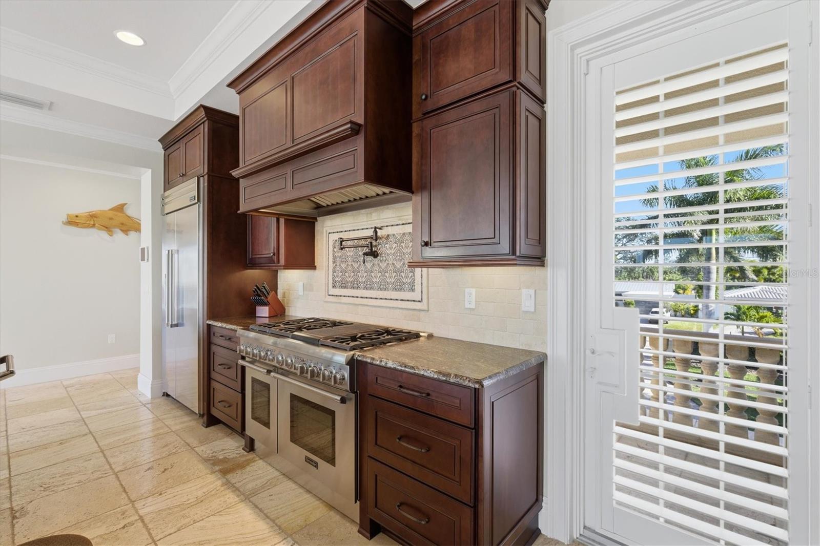 Gourmet chef's kitchen, beautiful views