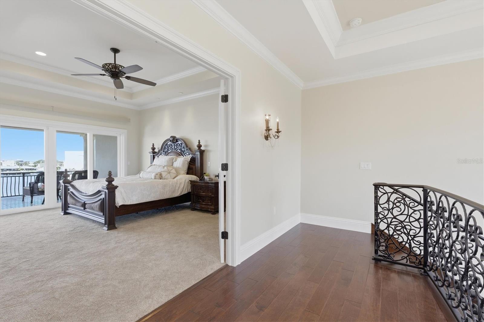 Upstairs private primary suite with fabulous views!