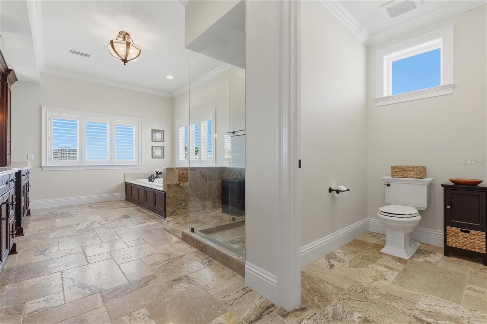 Luxurious primary bath