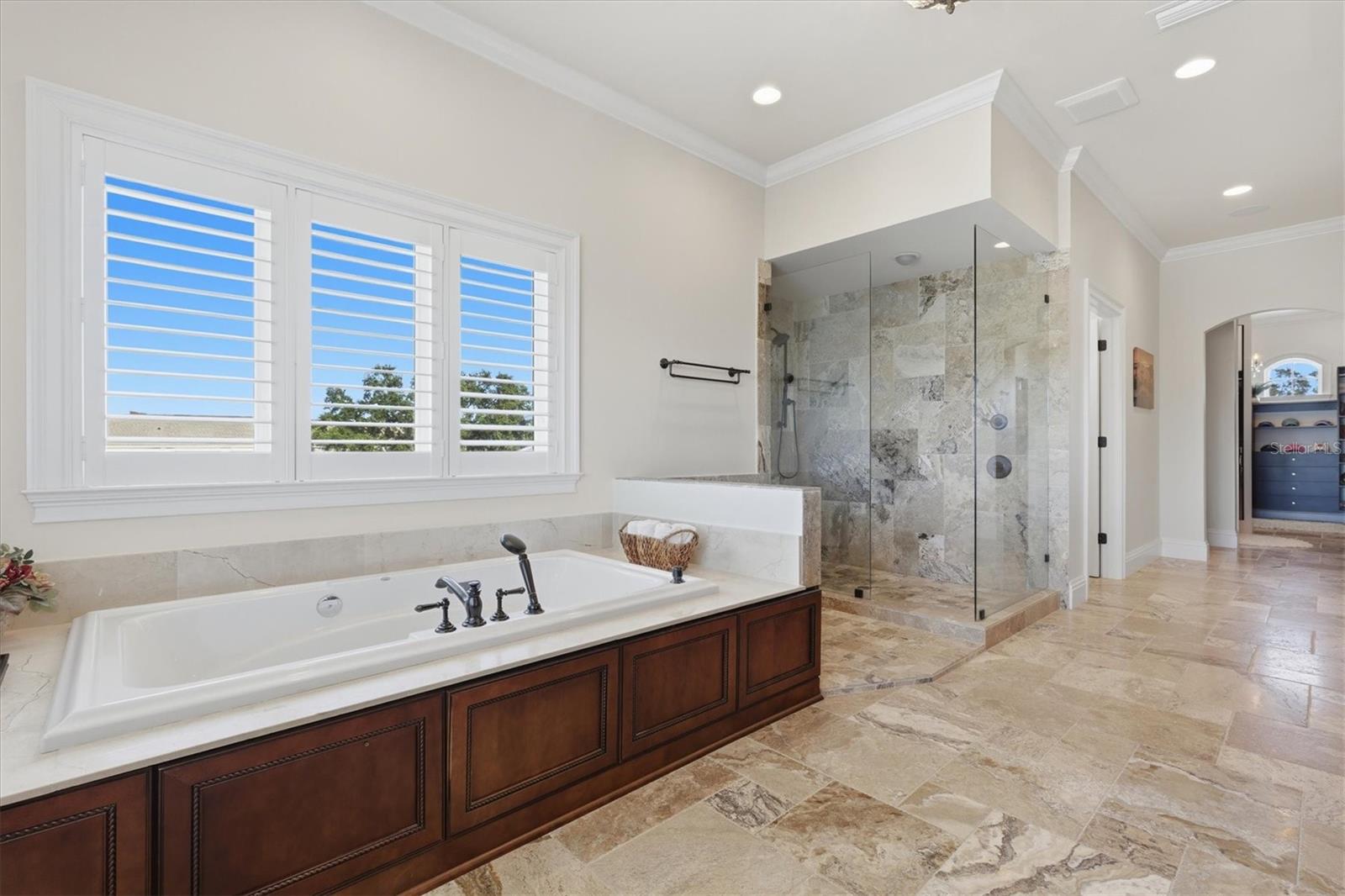 Luxurious primary bath