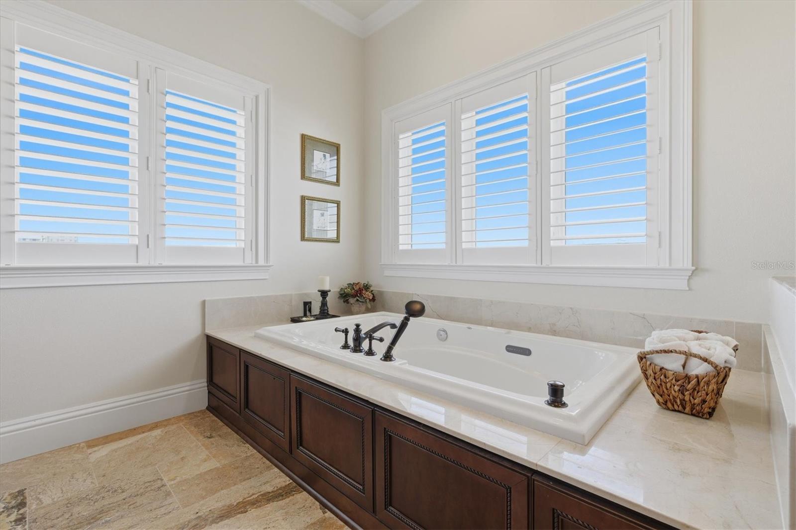 Luxurious primary bath