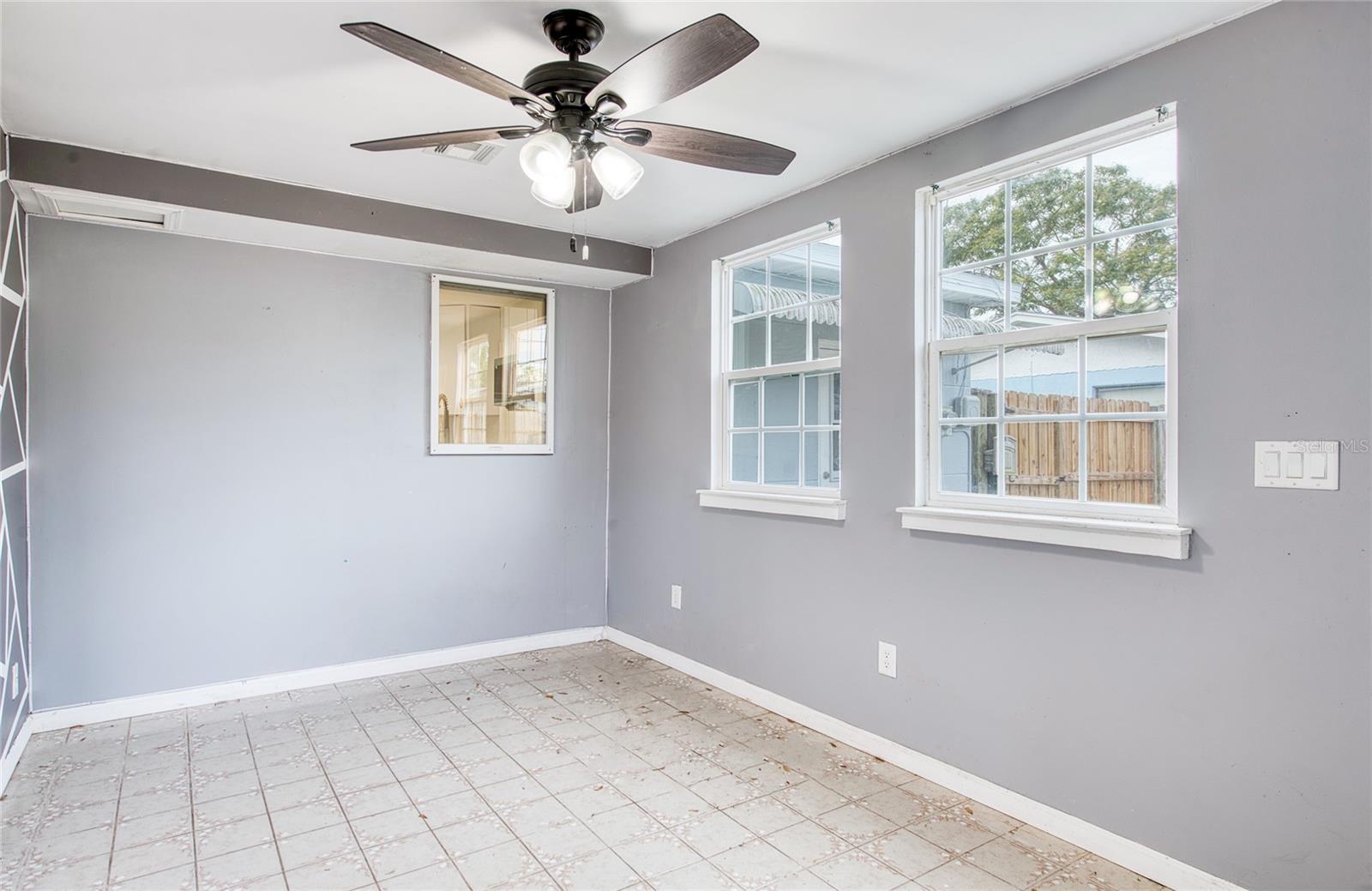 rear bonus room/office