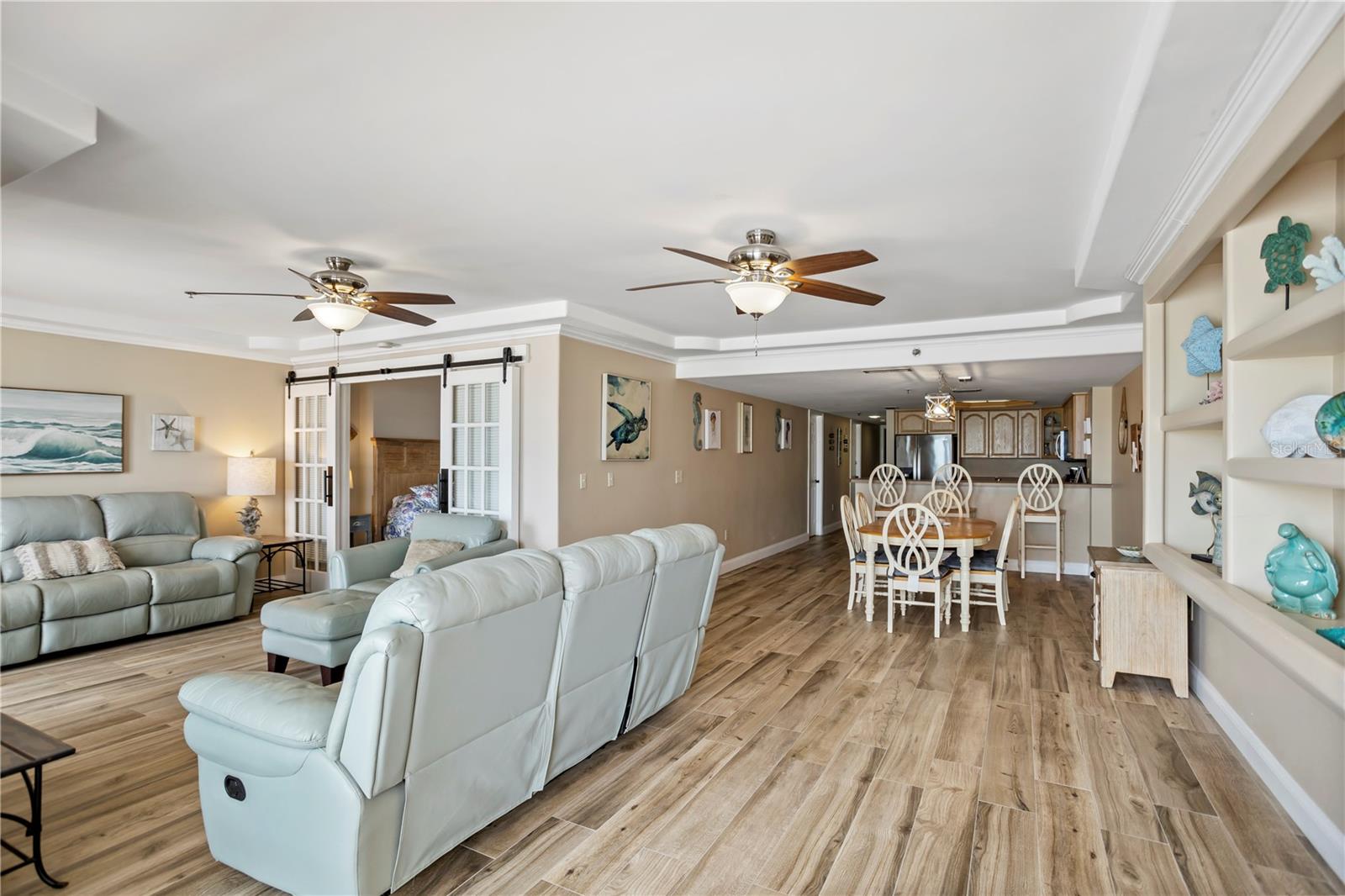 Living Room & Dining Area