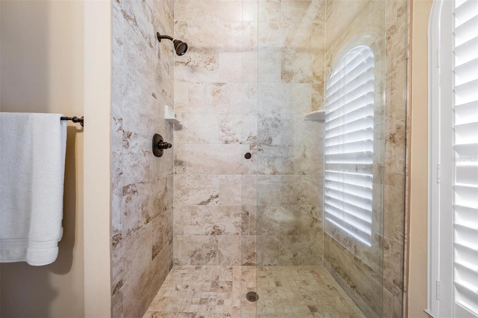 2nd bathroom with walk-in shower.