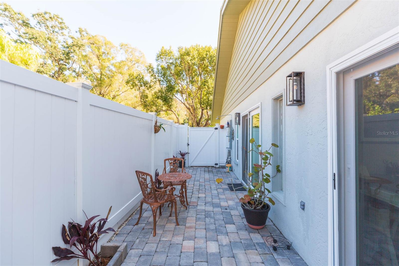 Private Courtyard with access from Primary Bathroom and Guest Bedroom/Office