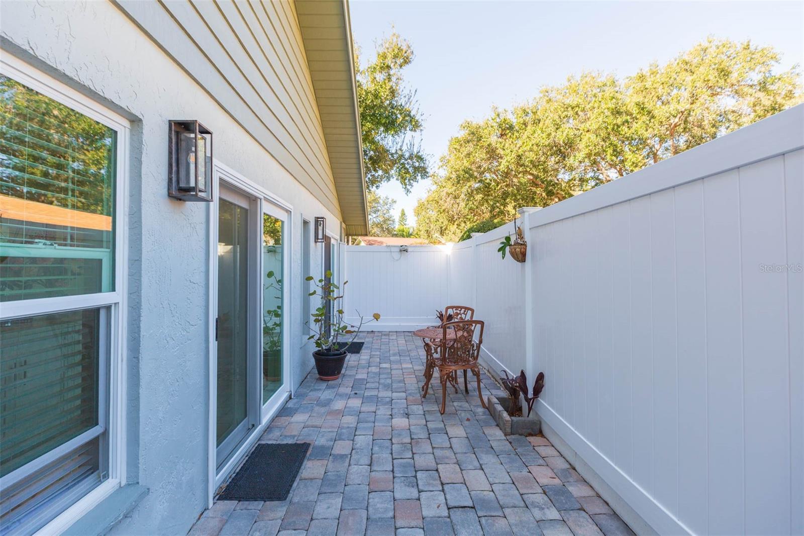 Private Courtyard with access from Primary Bathroom and guest Bedroom/Office