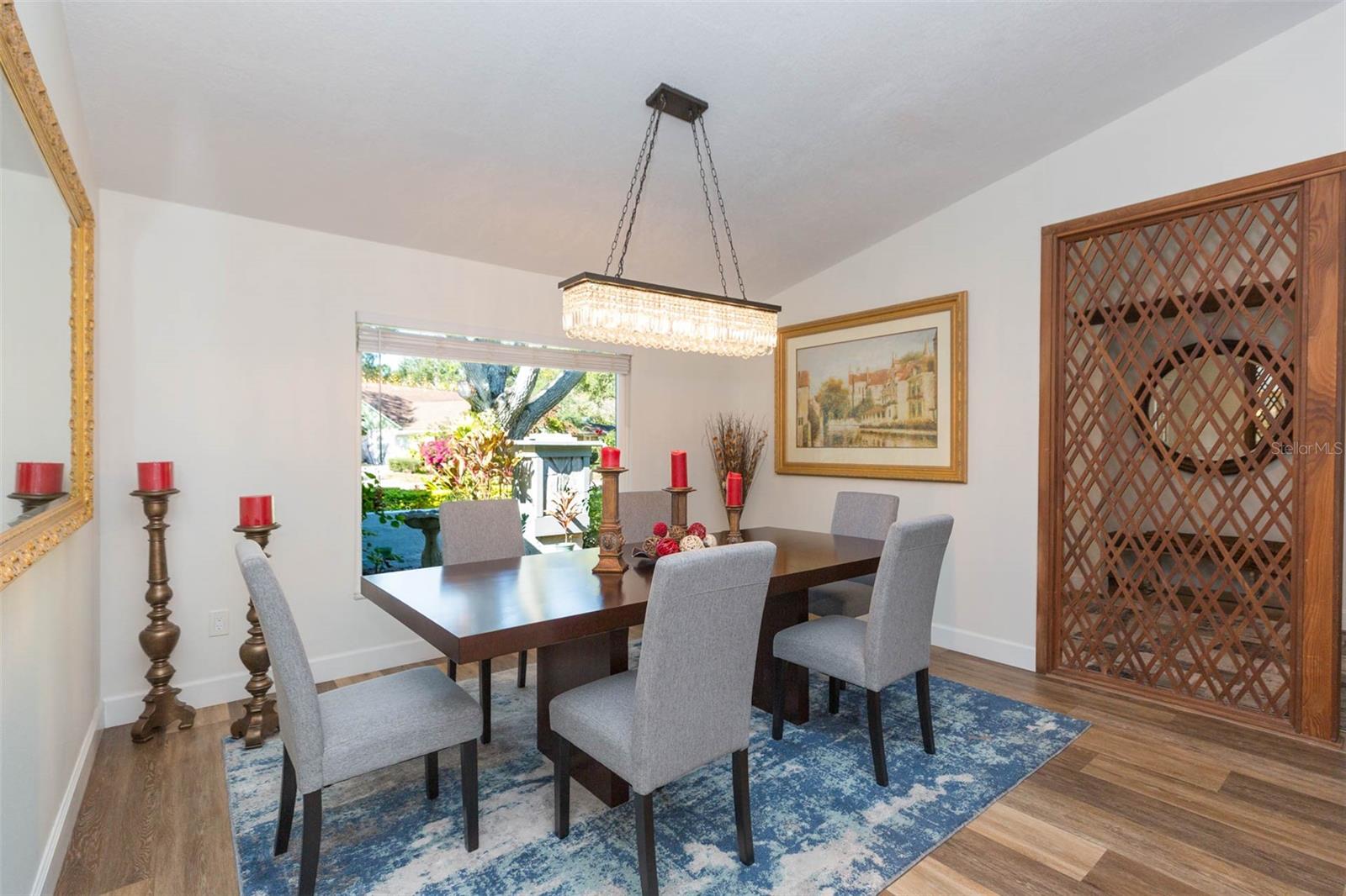 Dining Room with Picture window