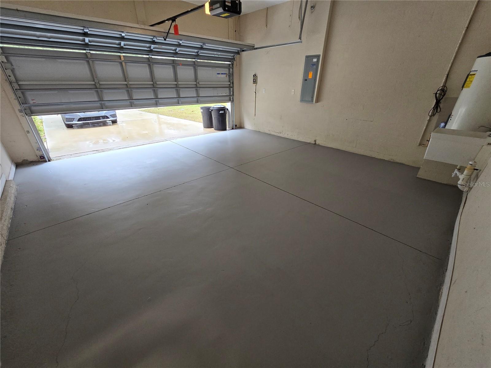 2 car attached garage