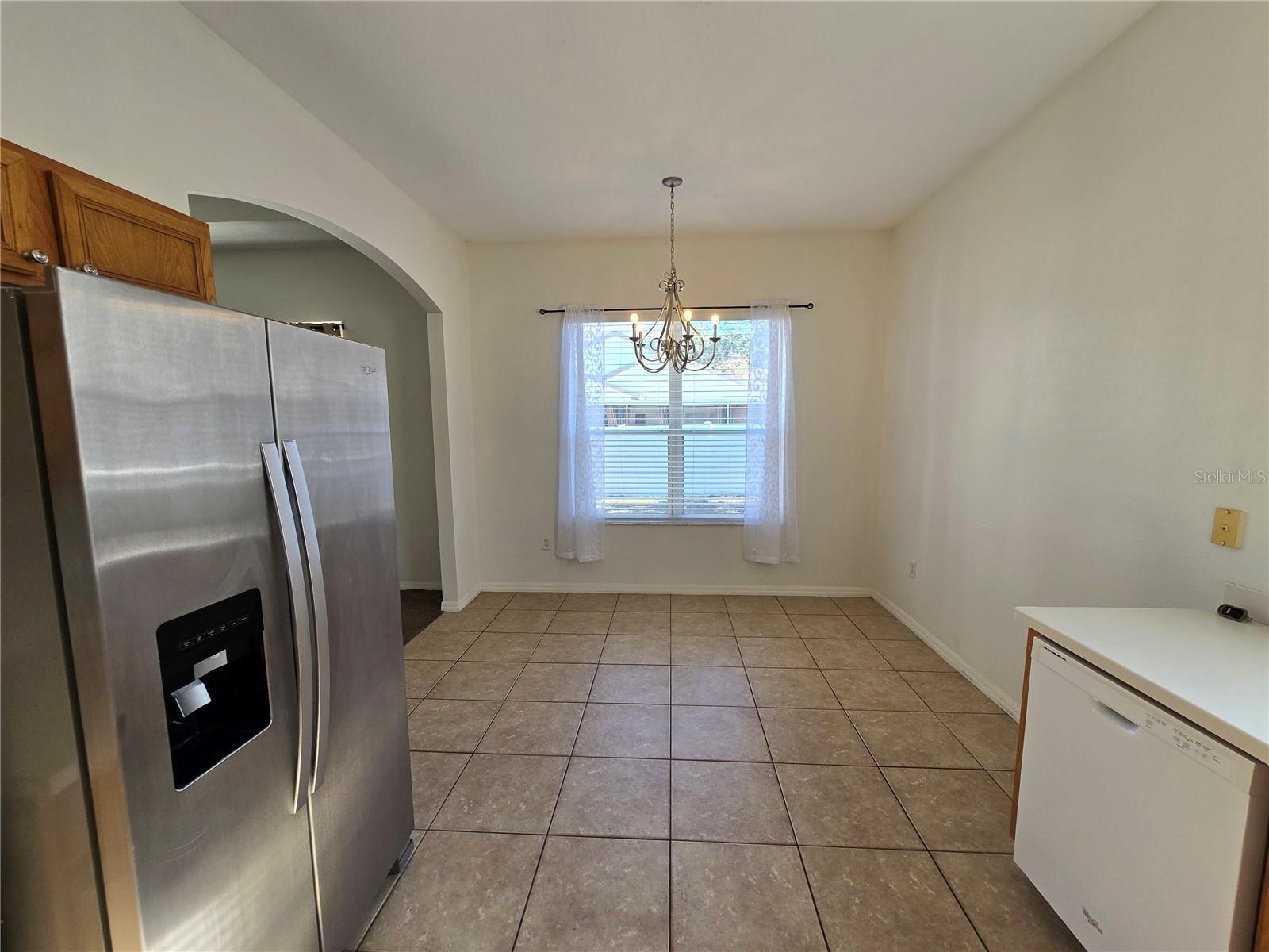 Kitchen with room for dining table