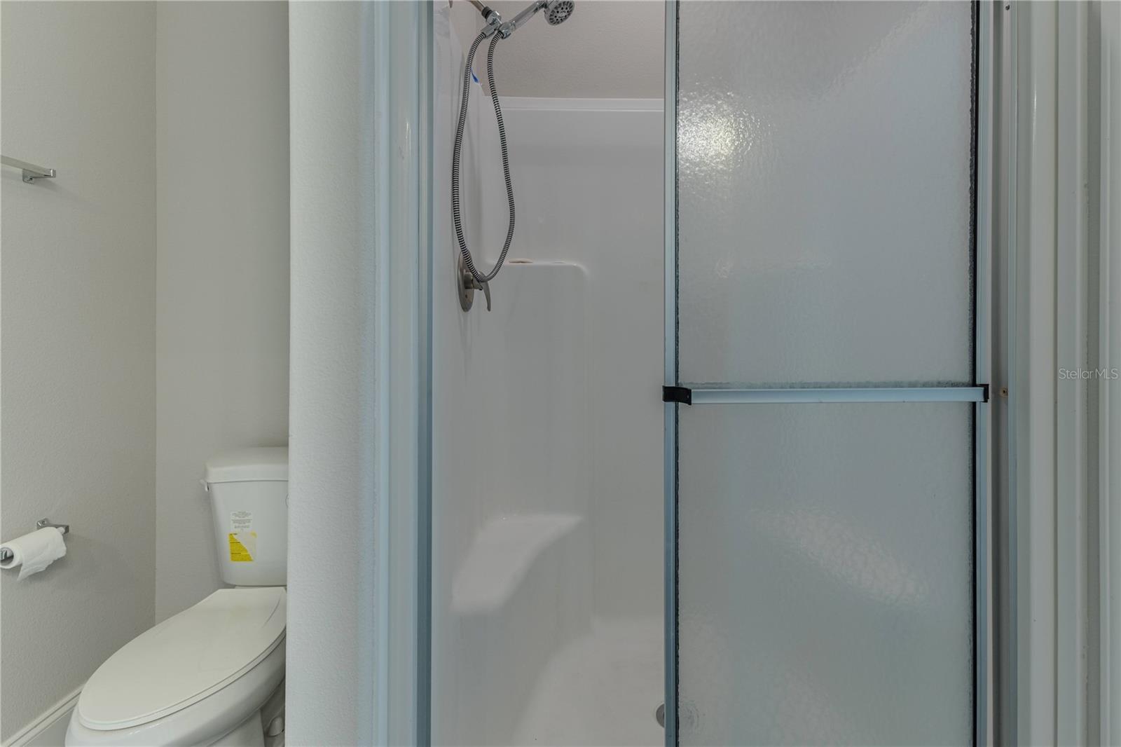 Walk in shower with Seat