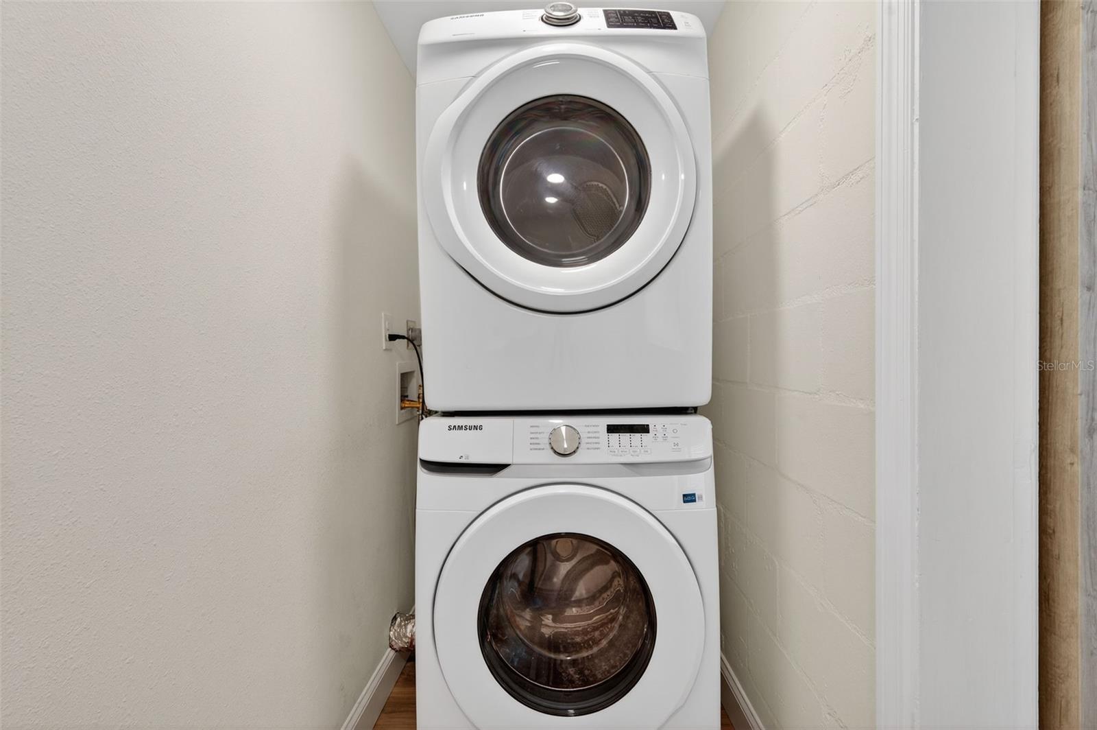 Indoor Laundry located in the sunroom