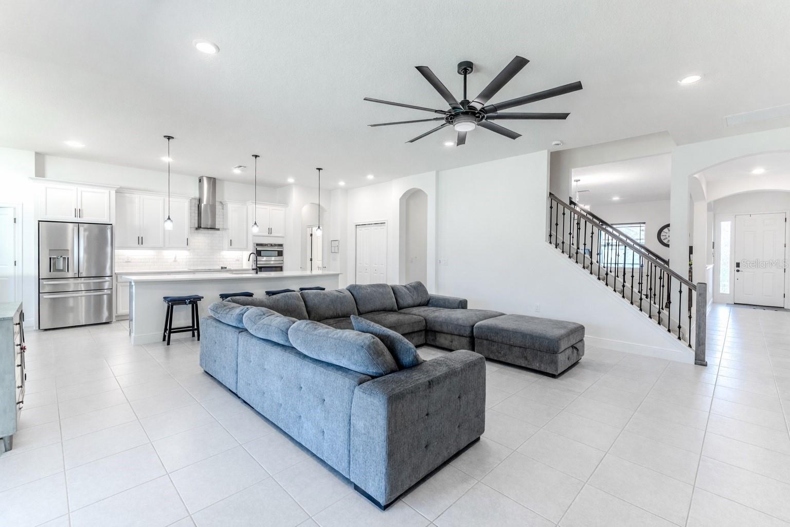 Family Room to Stairs