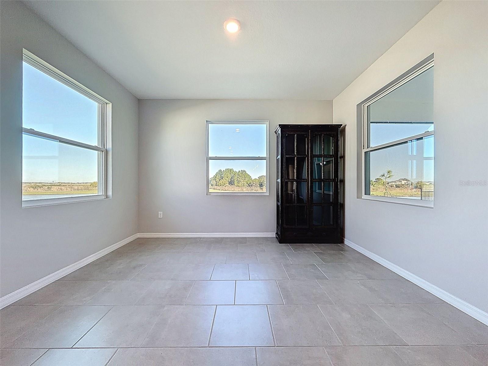 Dining Room off of the kitchen.