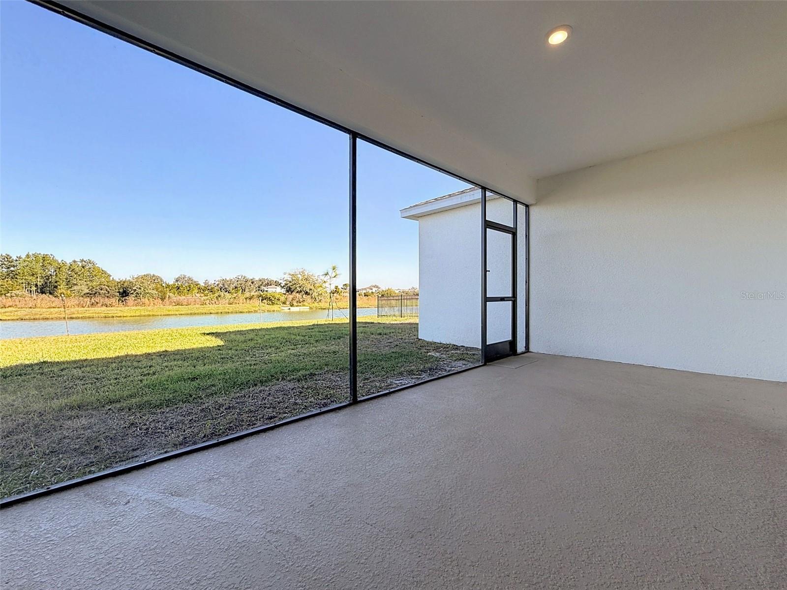 Back yard from Porch